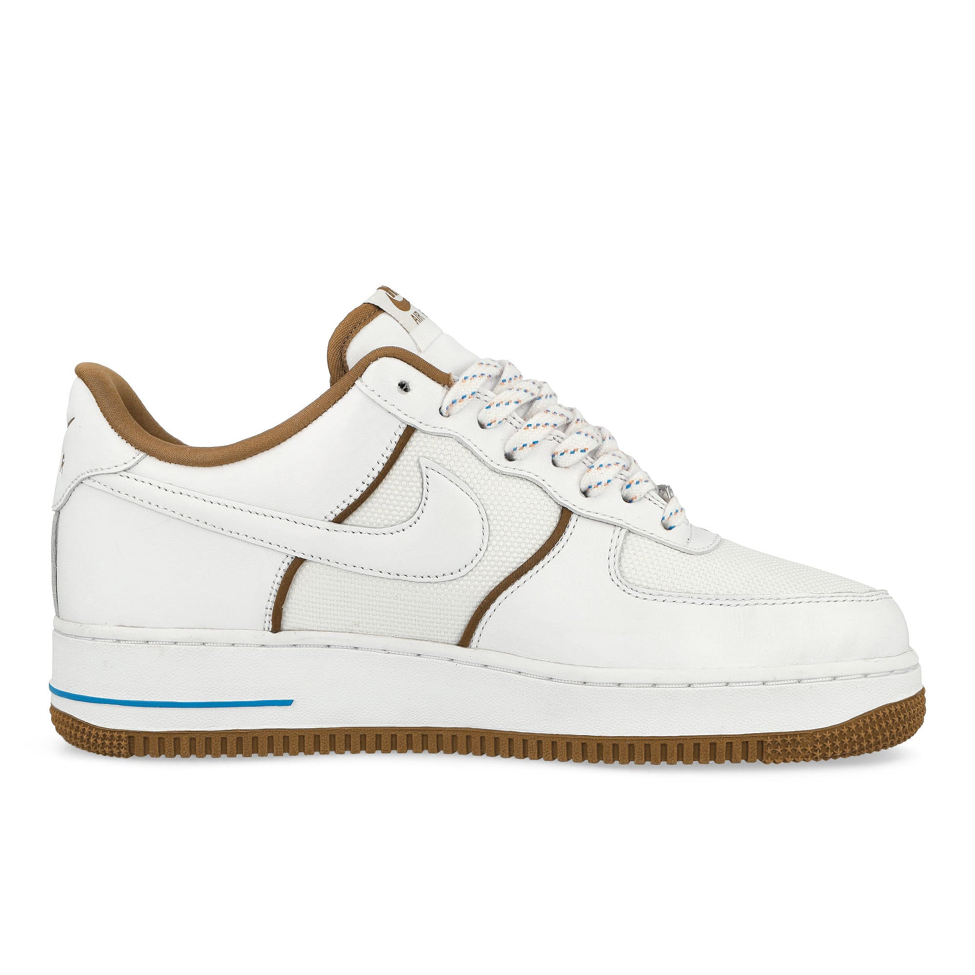 Nike Air Force 1 '07 LX White / White - Light British Tan-Photo Blue Low Top Sneakers Silhouette | Overkill