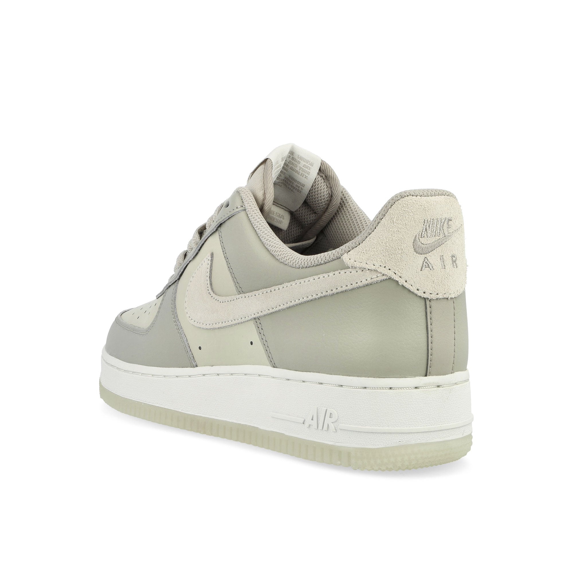 Nike Air Force 1 '07 LV8 Light Bone / Summit White - Light Iron Ore Low Top Sneakers Material | Overkill