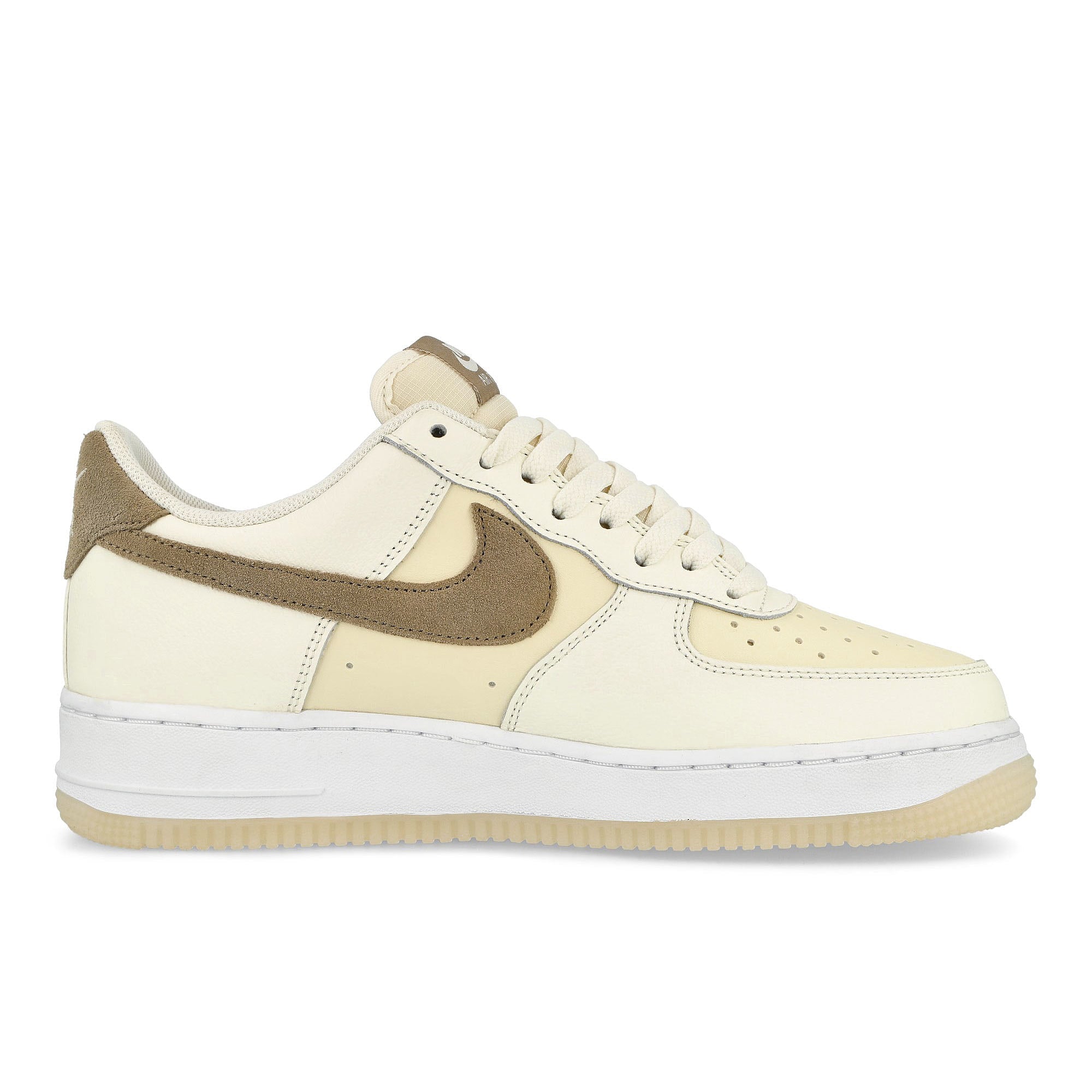Nike Air Force 1 '07 LV8 Sail / Khaki - Coconut Milk - White Low Top Sneakers Silhouette | Overkill