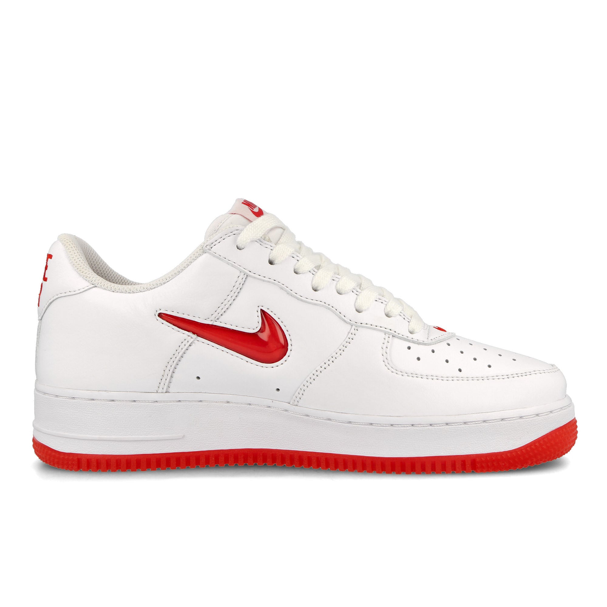 Nike Air Force 1 Low Retro White-University Red Low Top Sneakers Silhouette | Overkill