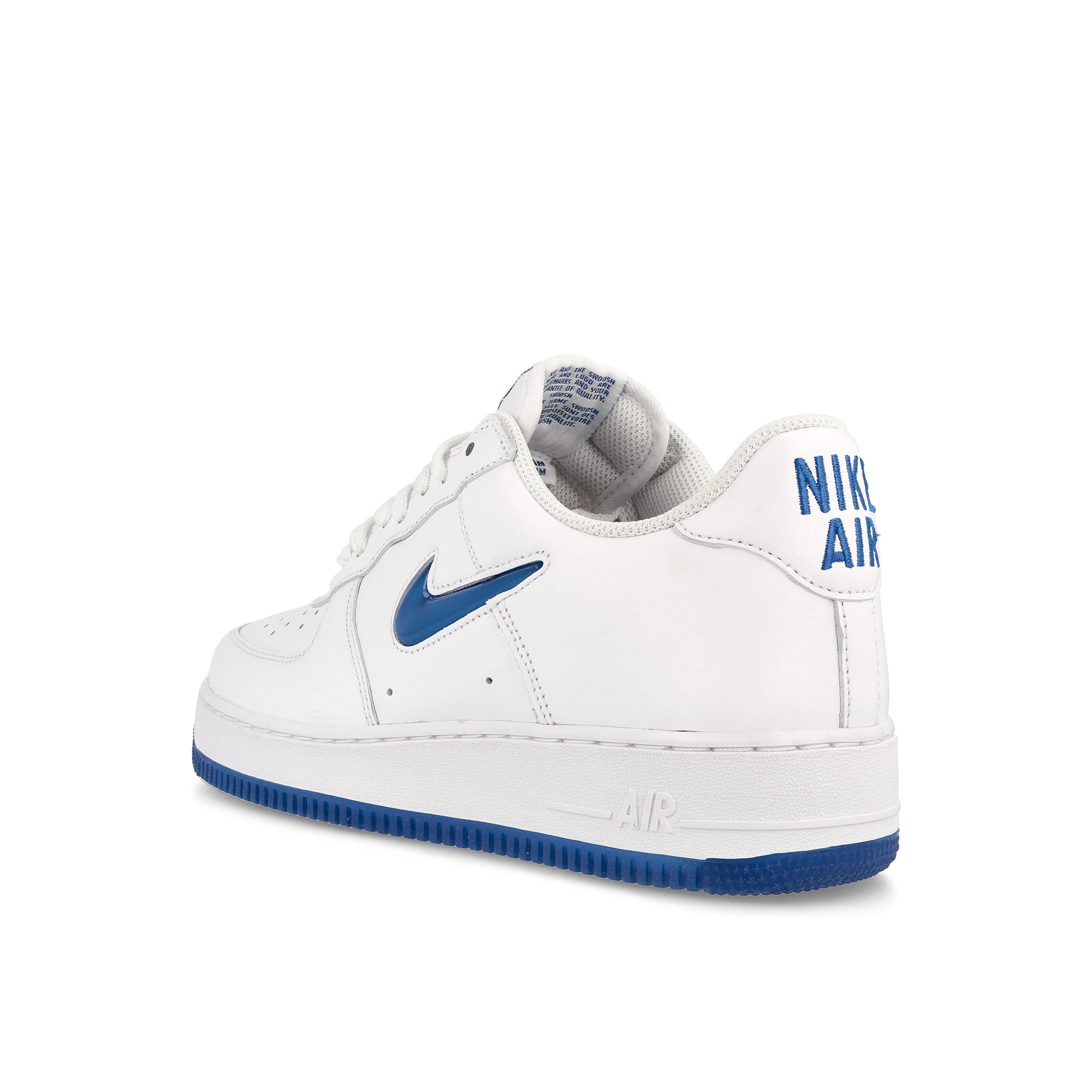 Nike Air Force 1 Low Retro White-Hyper Royal Low Top Sneakers Material | Overkill