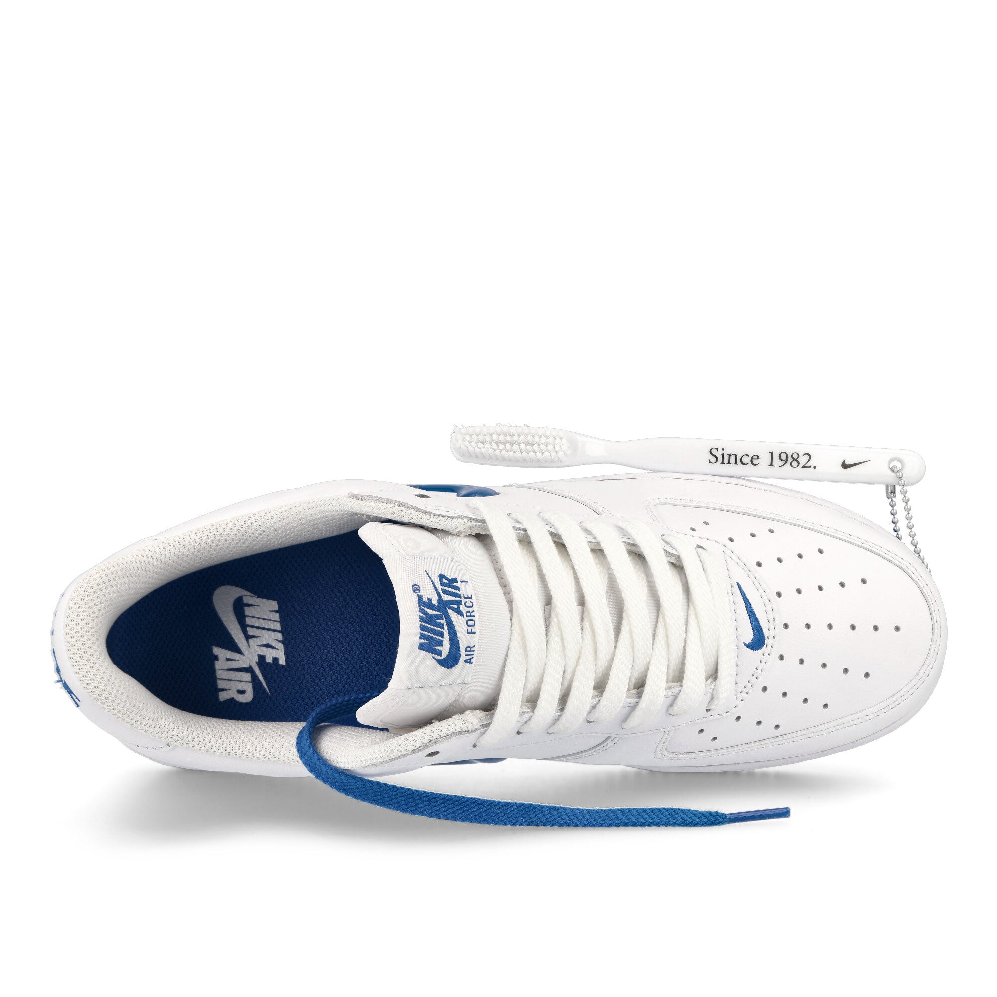 Nike Air Force 1 Low Retro White-Hyper Royal Low Top Sneakers Detailfoto | Overkill