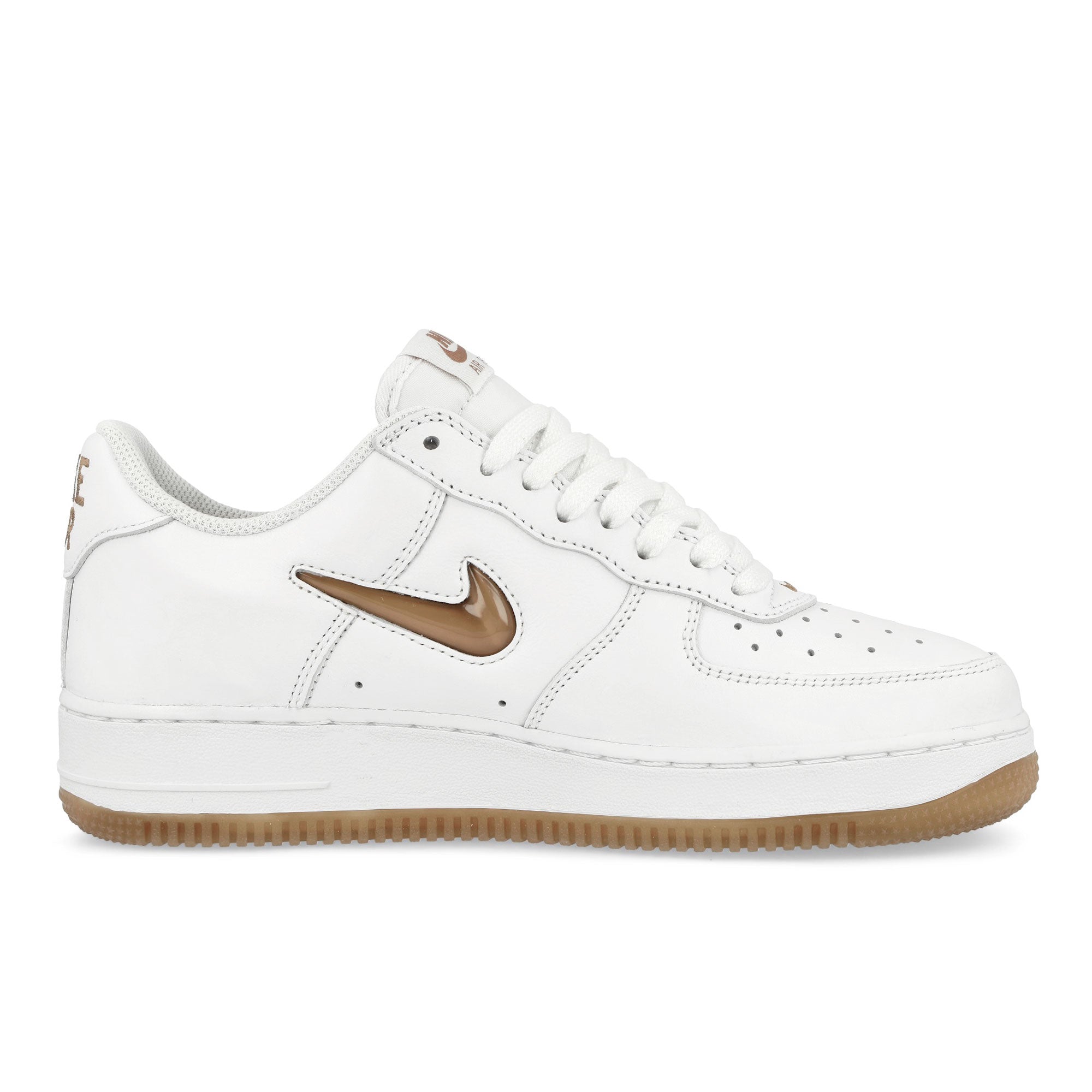 Nike Air Force 1 Low Retro White / Gum Med Brown Low Top Sneakers Silhouette | Overkill