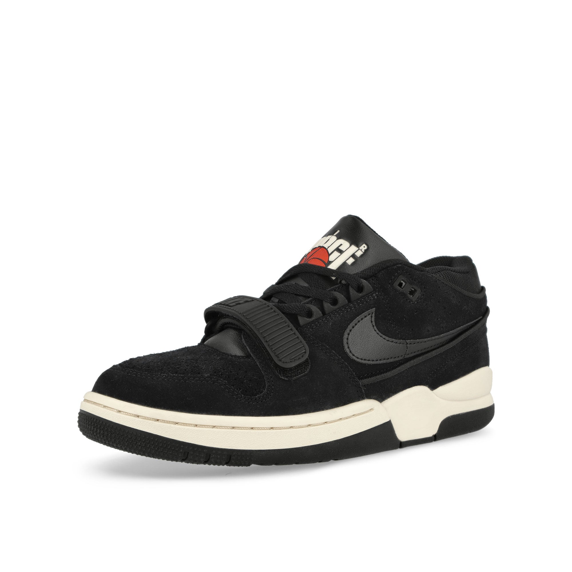Nike Air Alpha Force 88 Black / Black - Guava Ice - Orange Low Top Sneakers Close Up | Overkill