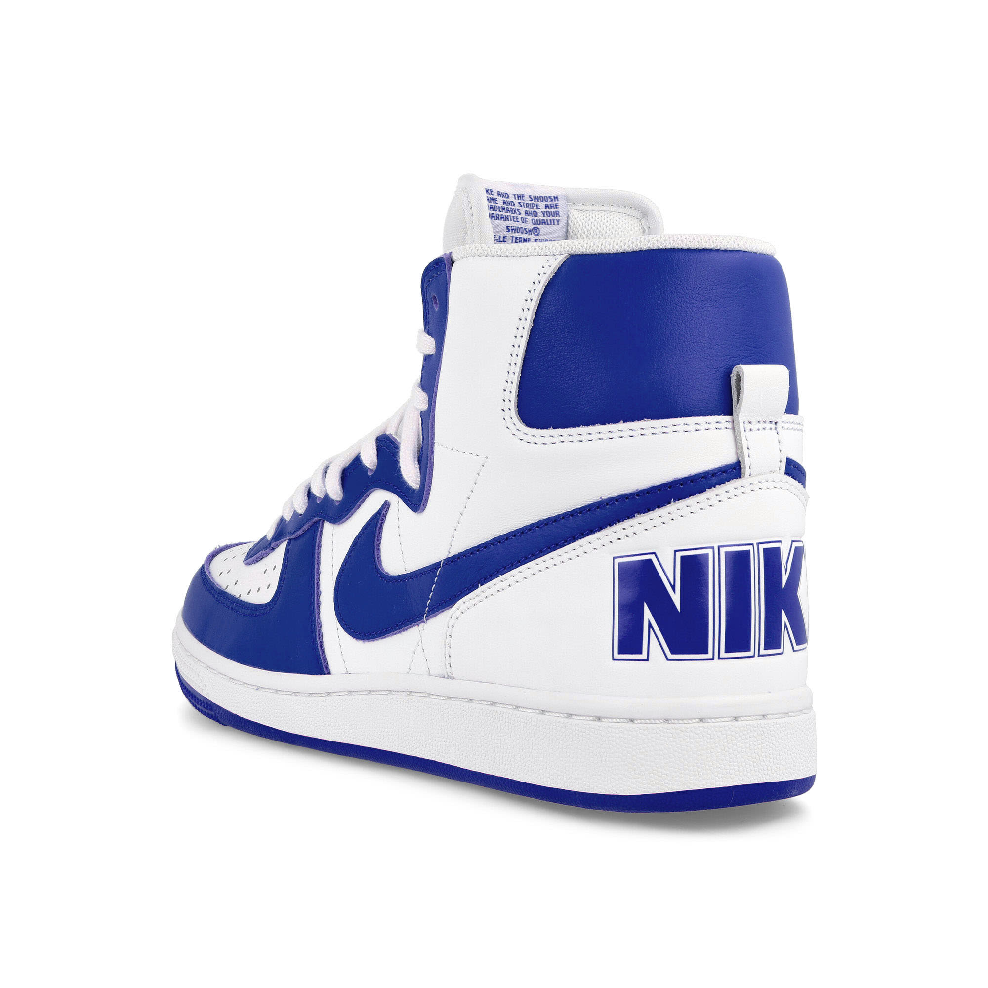 Nike Terminator High White-Game Royal High Top Sneakers Material | Overkill