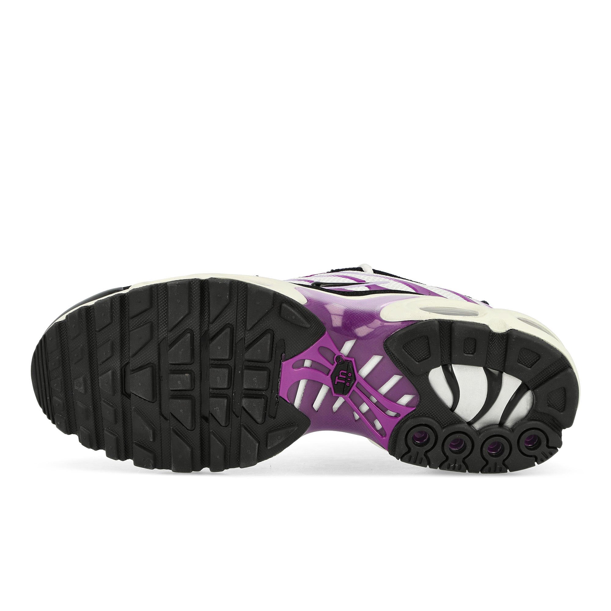Nike Air Max Plus White / Black - Viotech - Lilac Bloom Low Top Sneakers Detail View 1 | Overkill