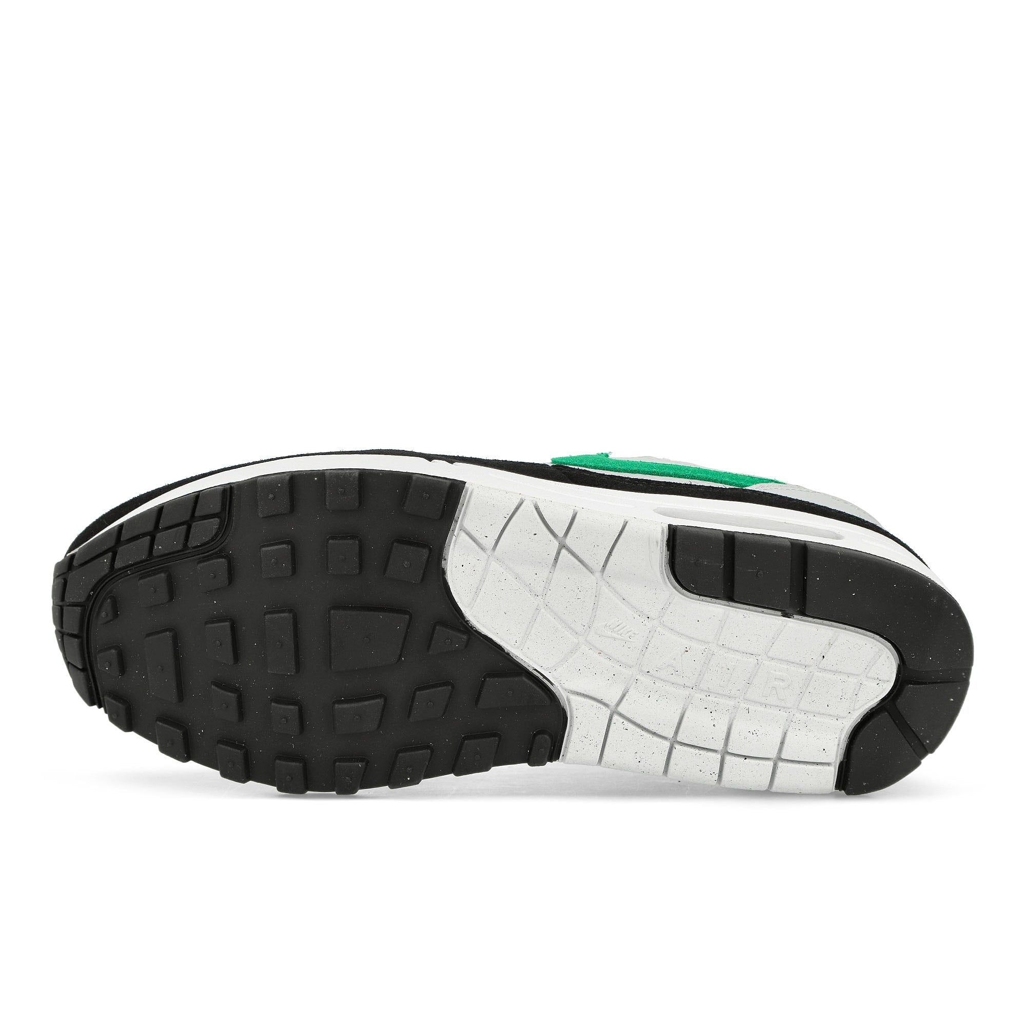 Nike Air Max 1 White / Stadium Green - Pure Platinum - Black Low Top Sneakers Detail View 1 | Overkill