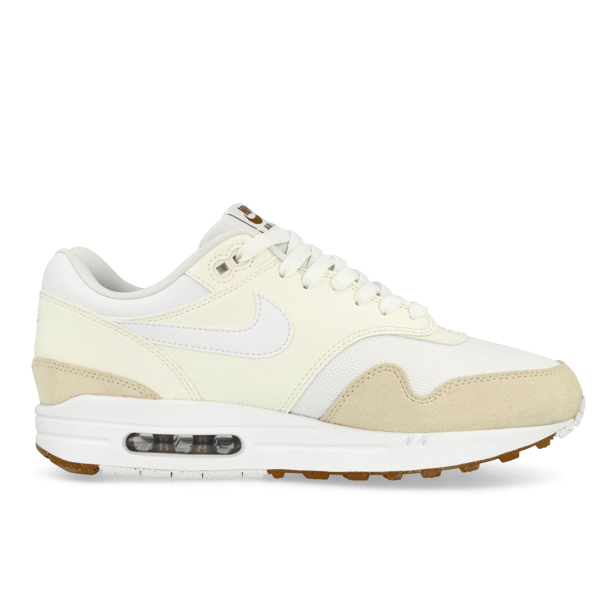 Nike Air Max 1 SC Sail / White - Coconut Milk - Light British Tan Low Top Sneakers Silhouette | Overkill