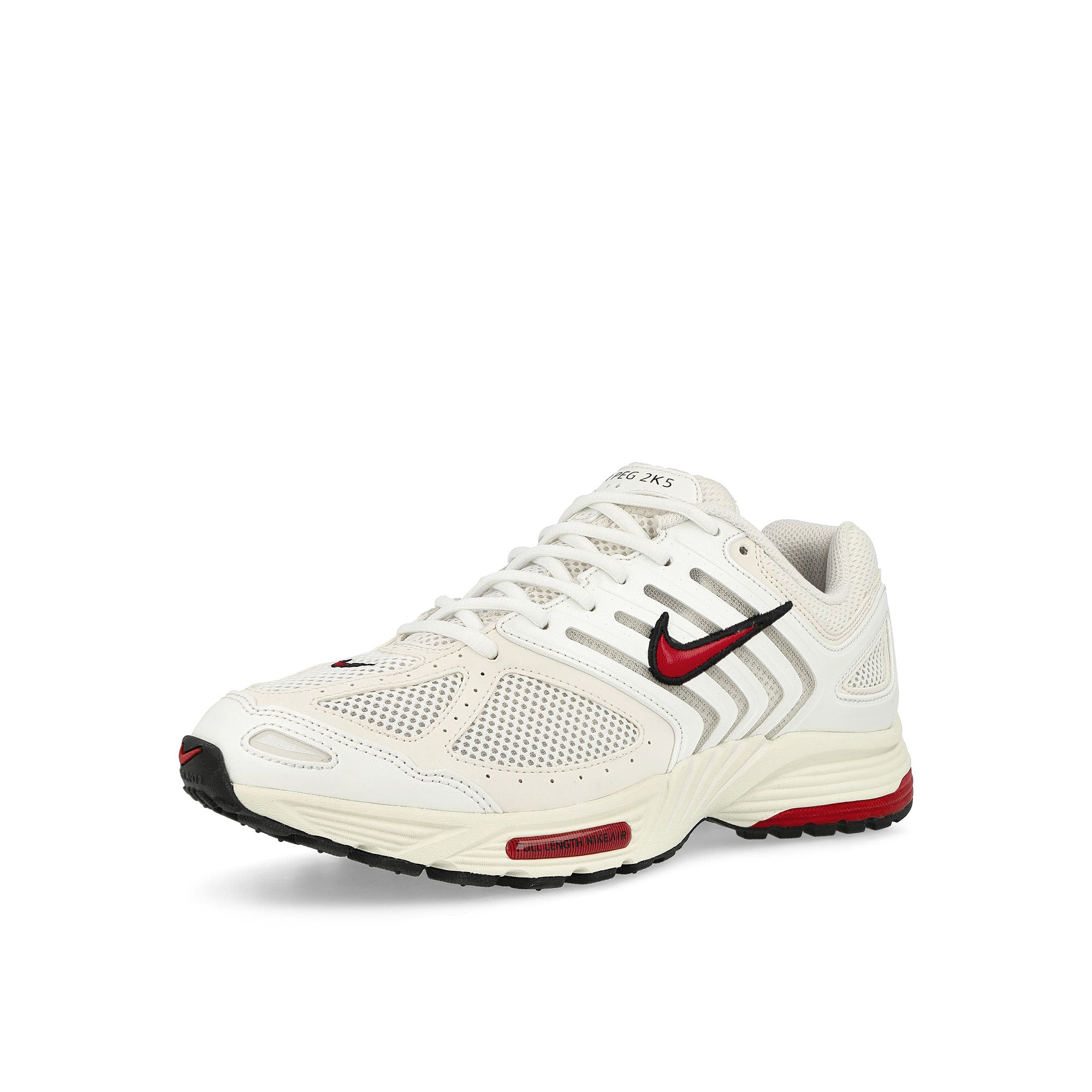 Nike W Air Pegasus 2005 White / Gym Red - Phantom - Coconut Milk Low Top Sneakers Close Up | Overkill