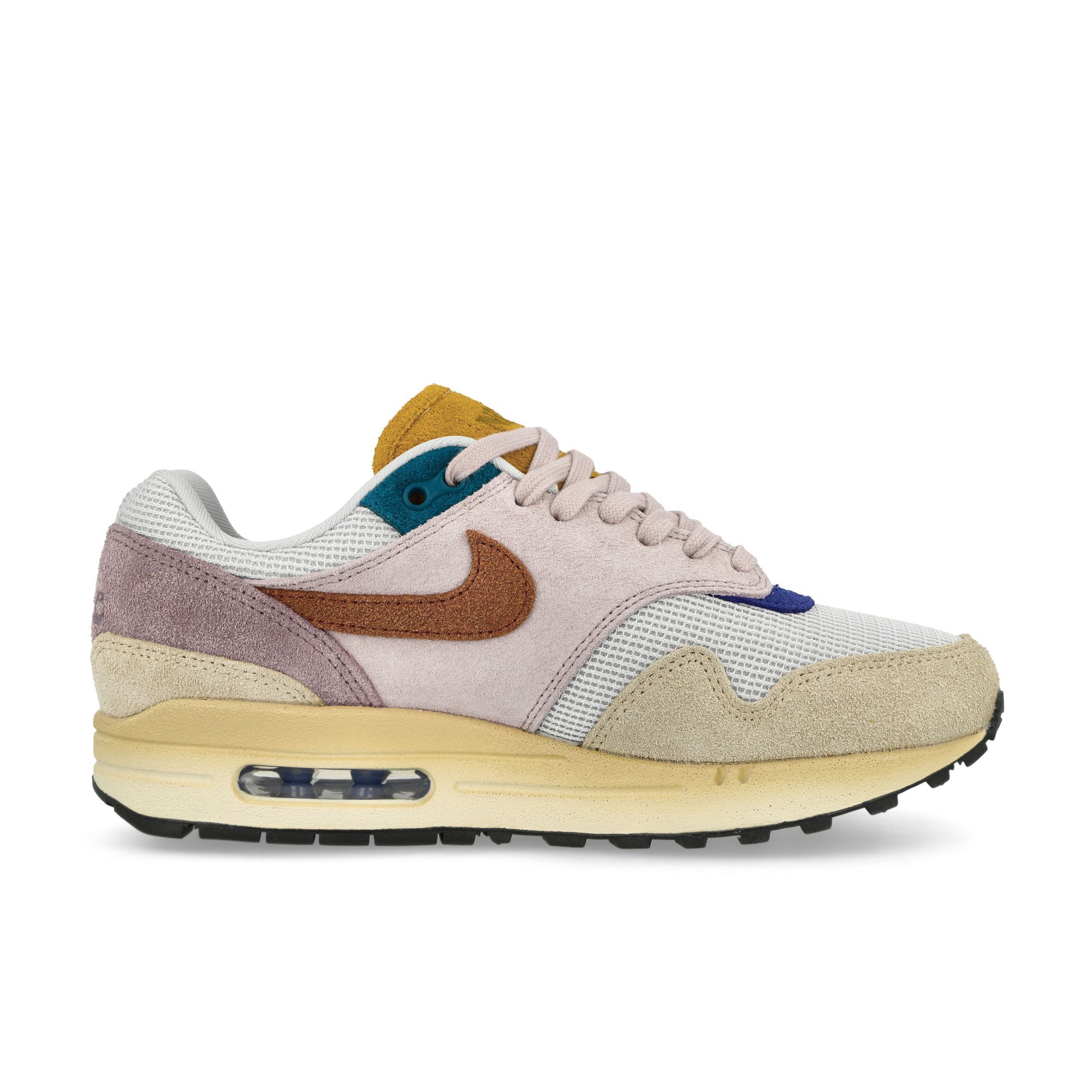 Nike Wmns Air Max 1 87 Premium Grain / Rugged Orange - Plum Fog - Violet Dust Low Top Sneakers Silhouette | Overkill