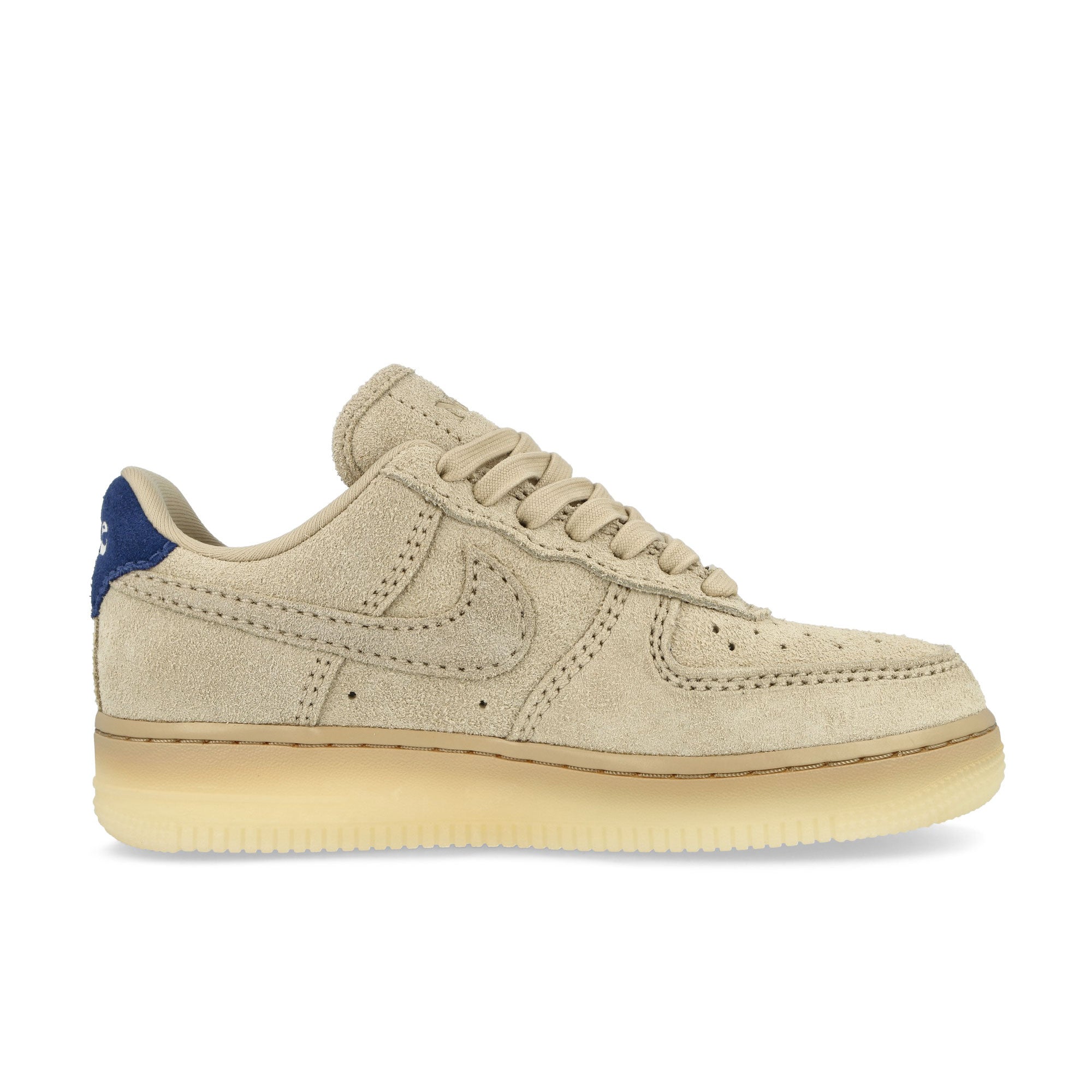 Nike Wmns Air Force 1 07 LX Grain / Grain - Deep Royal Blue - Polar Sneakers Silhouette | Overkill