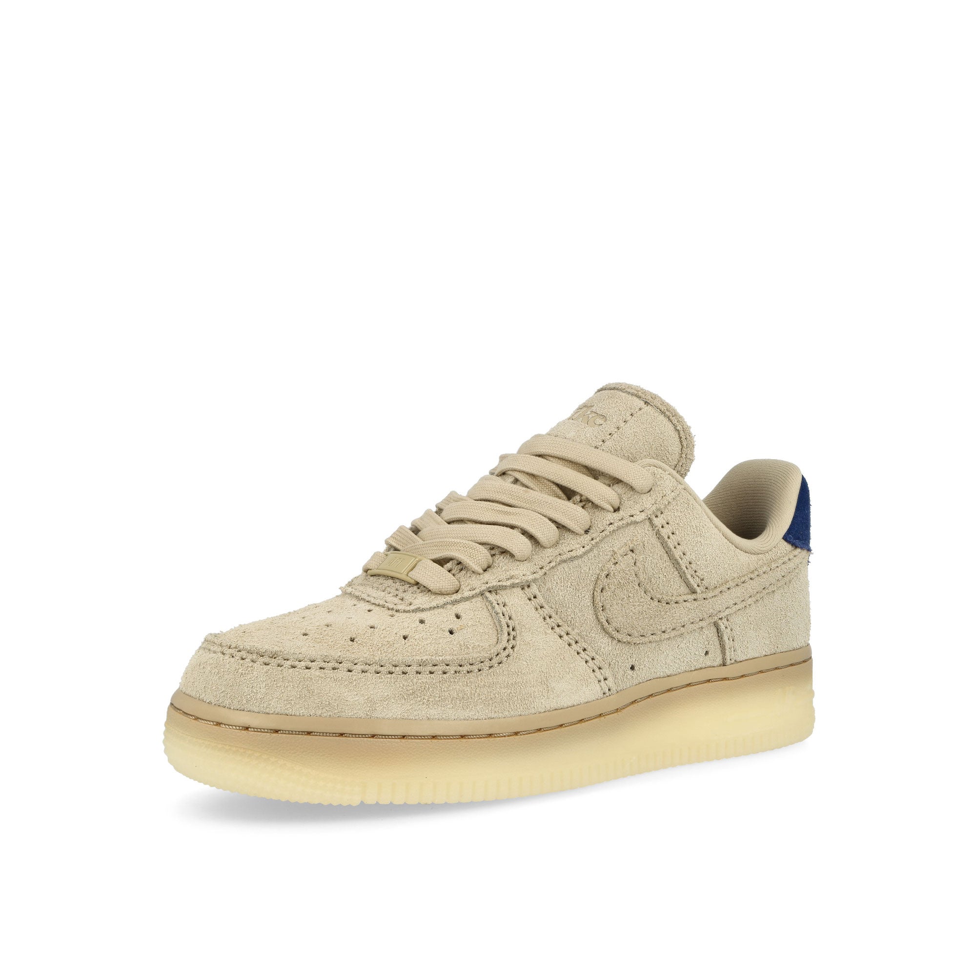 Nike Wmns Air Force 1 07 LX Grain / Grain - Deep Royal Blue - Polar Sneakers Close Up | Overkill