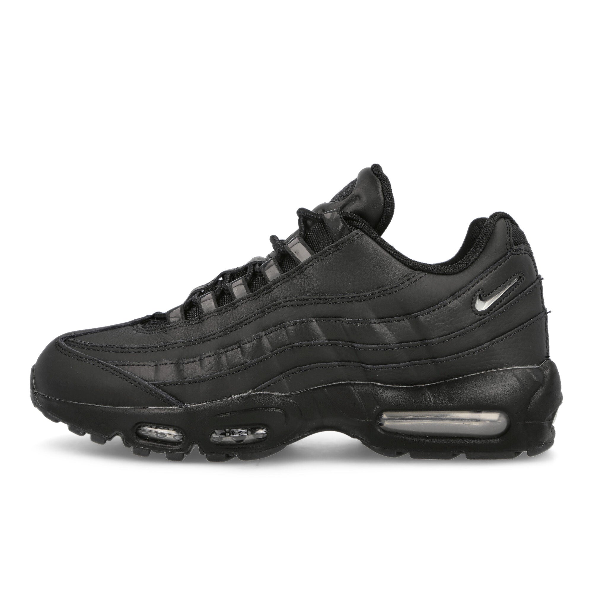 Nike Air Max 95 Black-Metallic Silver - Anthracite Low Top Sneakers FN7273 001 | Overkill
