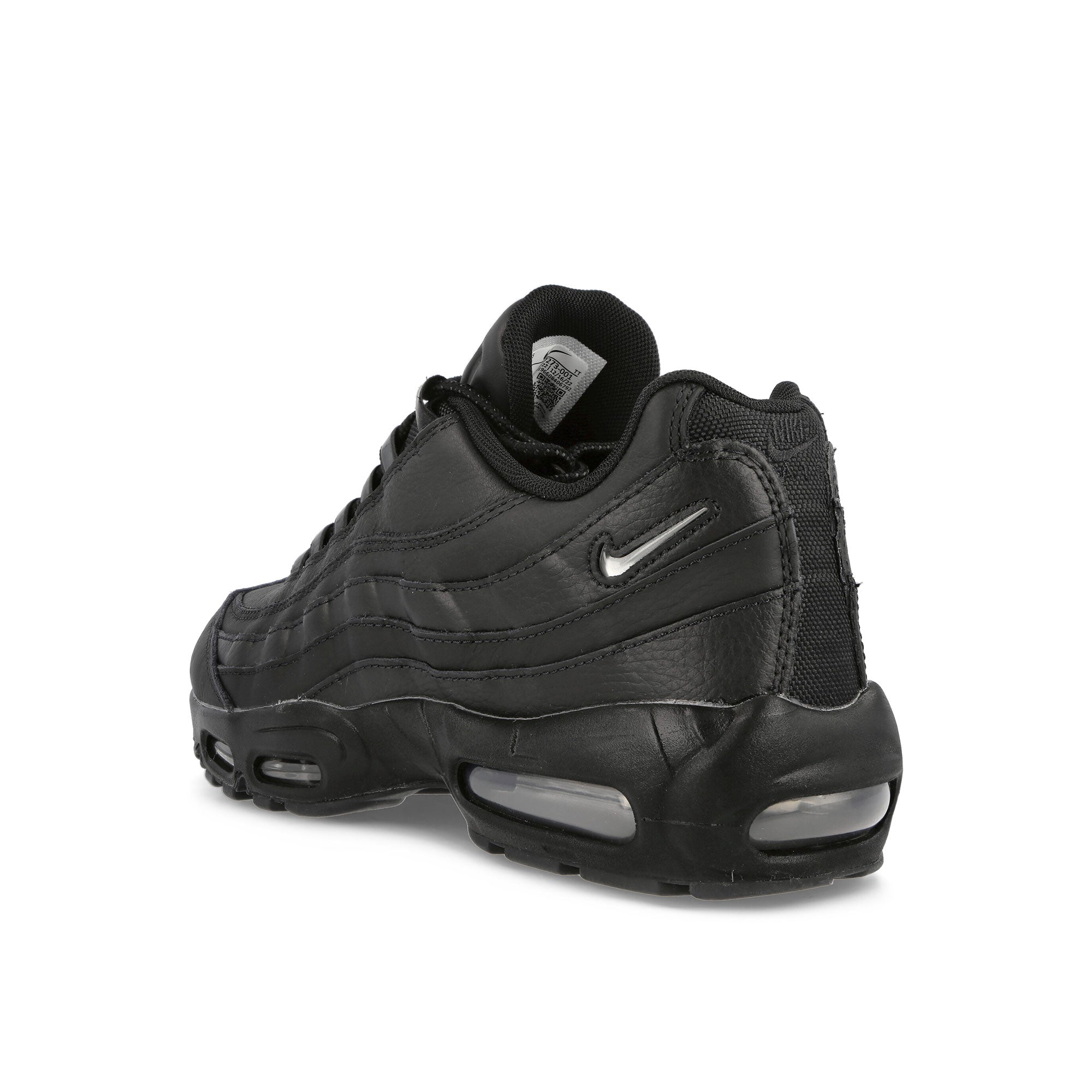 Nike Air Max 95 Black-Metallic Silver - Anthracite Low Top Sneakers Material | Overkill