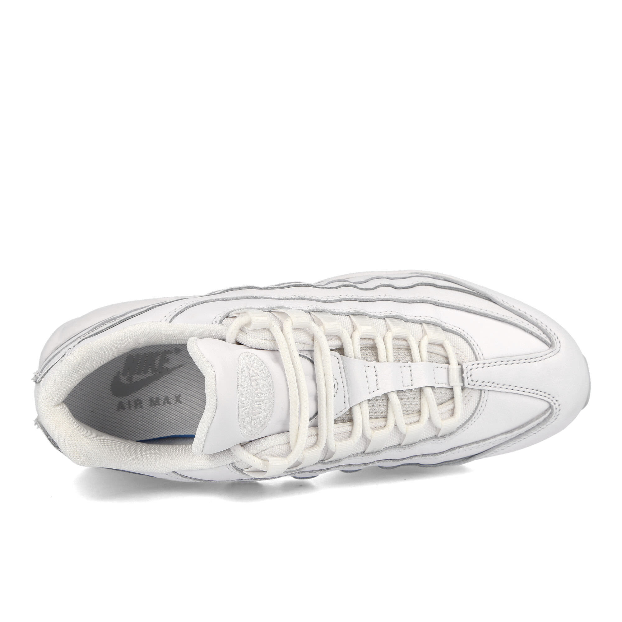Nike Air Max 95 White-Metallic Silver-Summit White-Sail Low Top Sneakers Detailfoto | Overkill