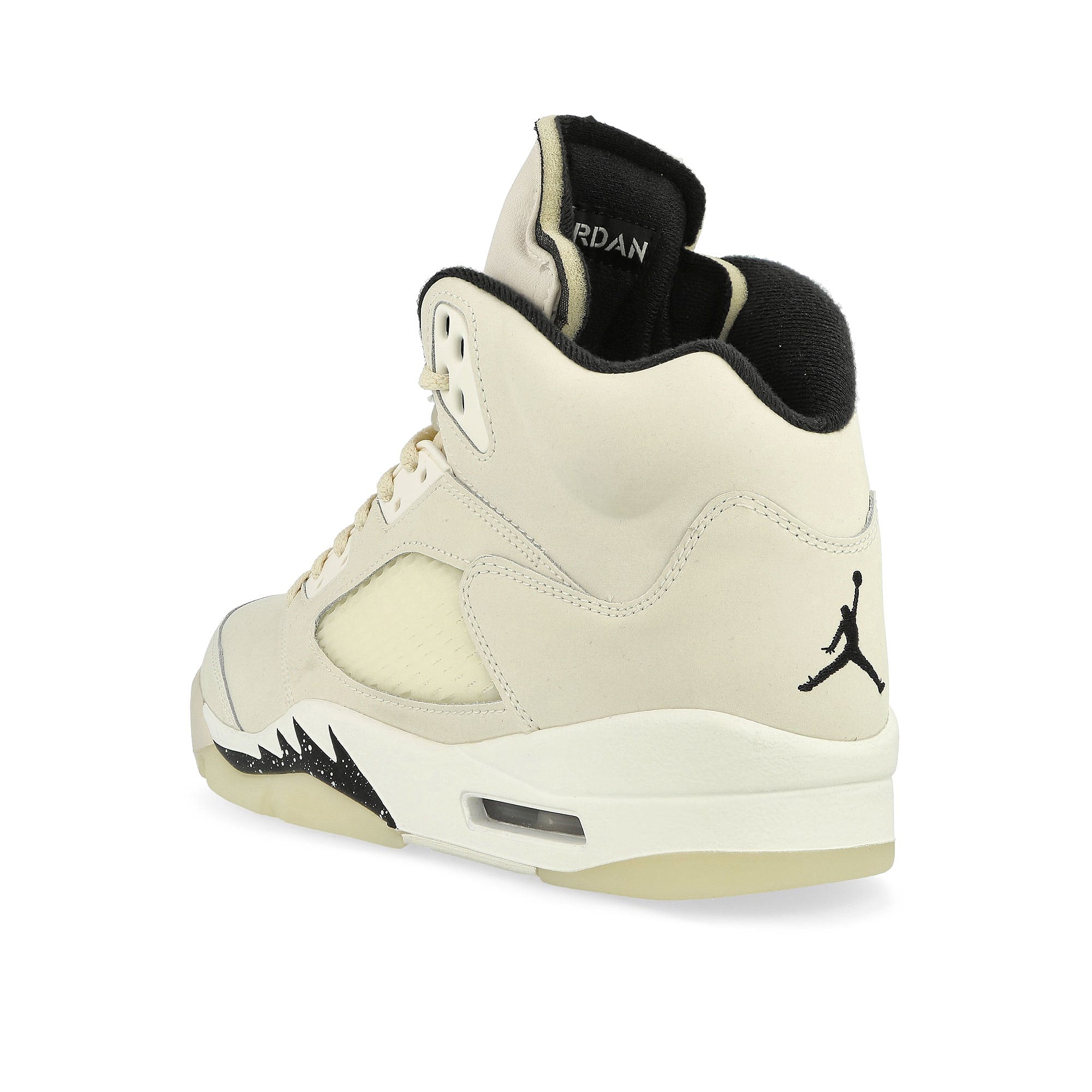 Jordan Air Jordan 5 Retro SE Sail / Black - Light Orewood Brown - Coconut Milk High Top Sneakers Material | Overkill