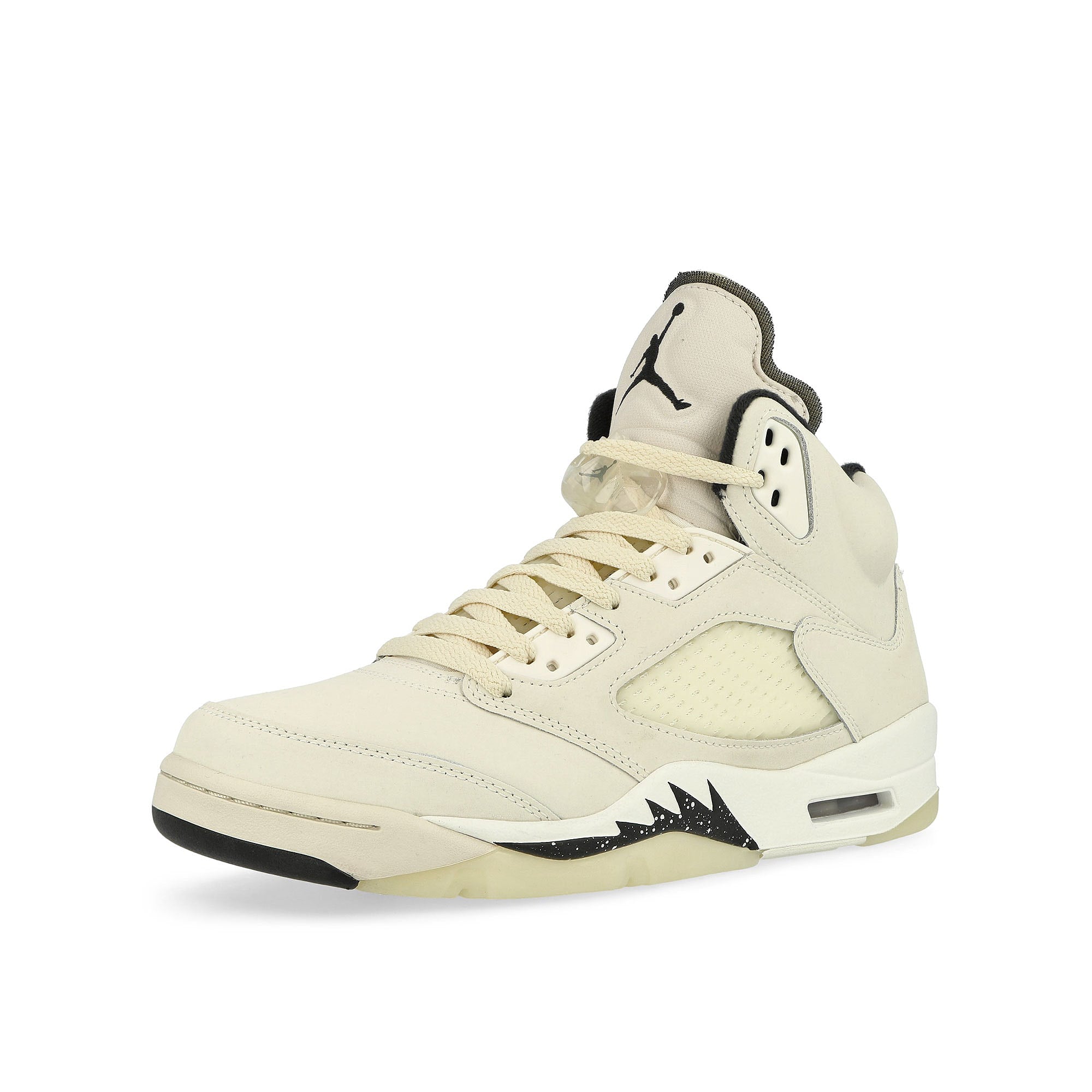 Jordan Air Jordan 5 Retro SE Sail / Black - Light Orewood Brown - Coconut Milk High Top Sneakers Close Up | Overkill