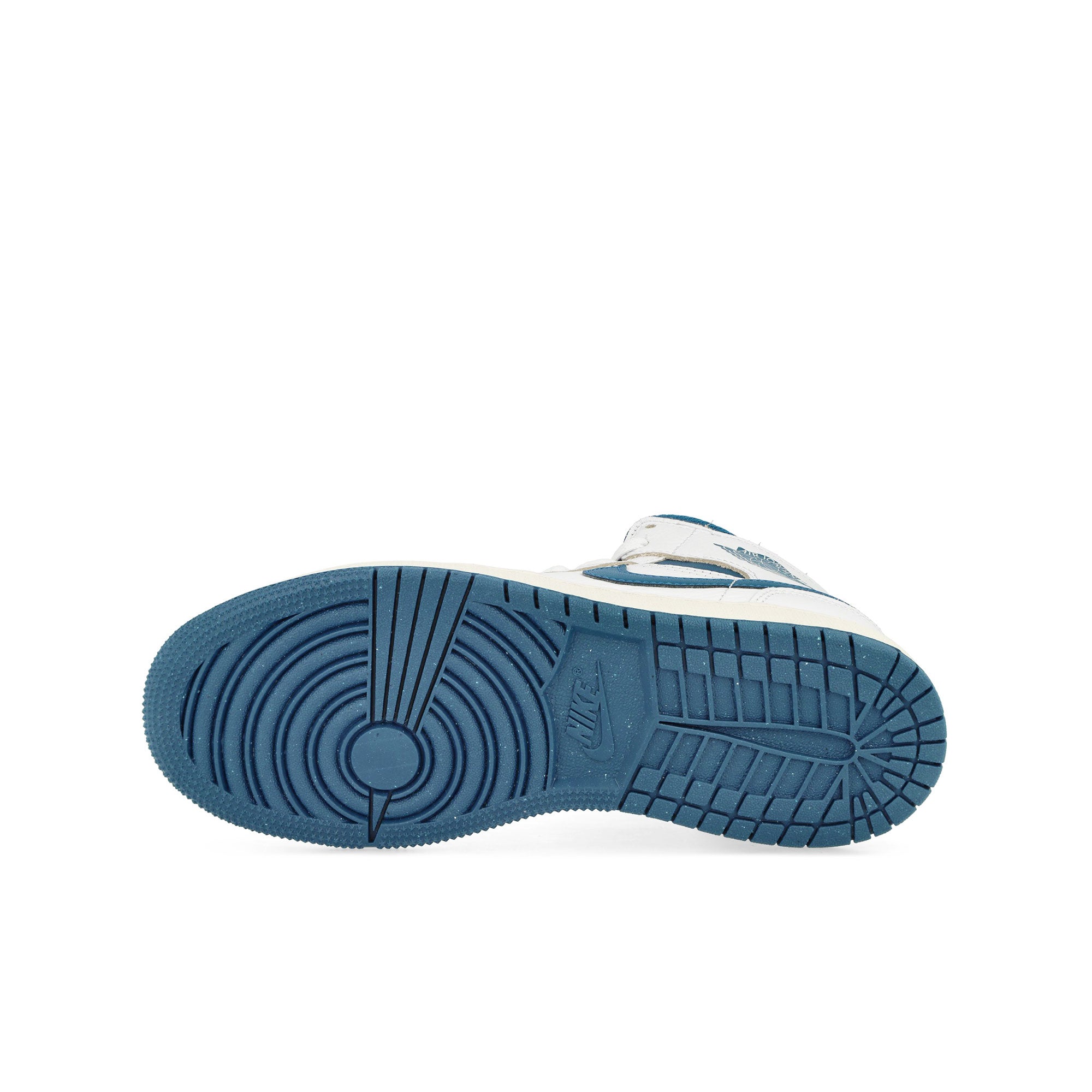 Jordan Air Jordan 1 Mid SE GS White / Industrial Blue - Sail Mid Top Sneakers Detail View 1 | Overkill