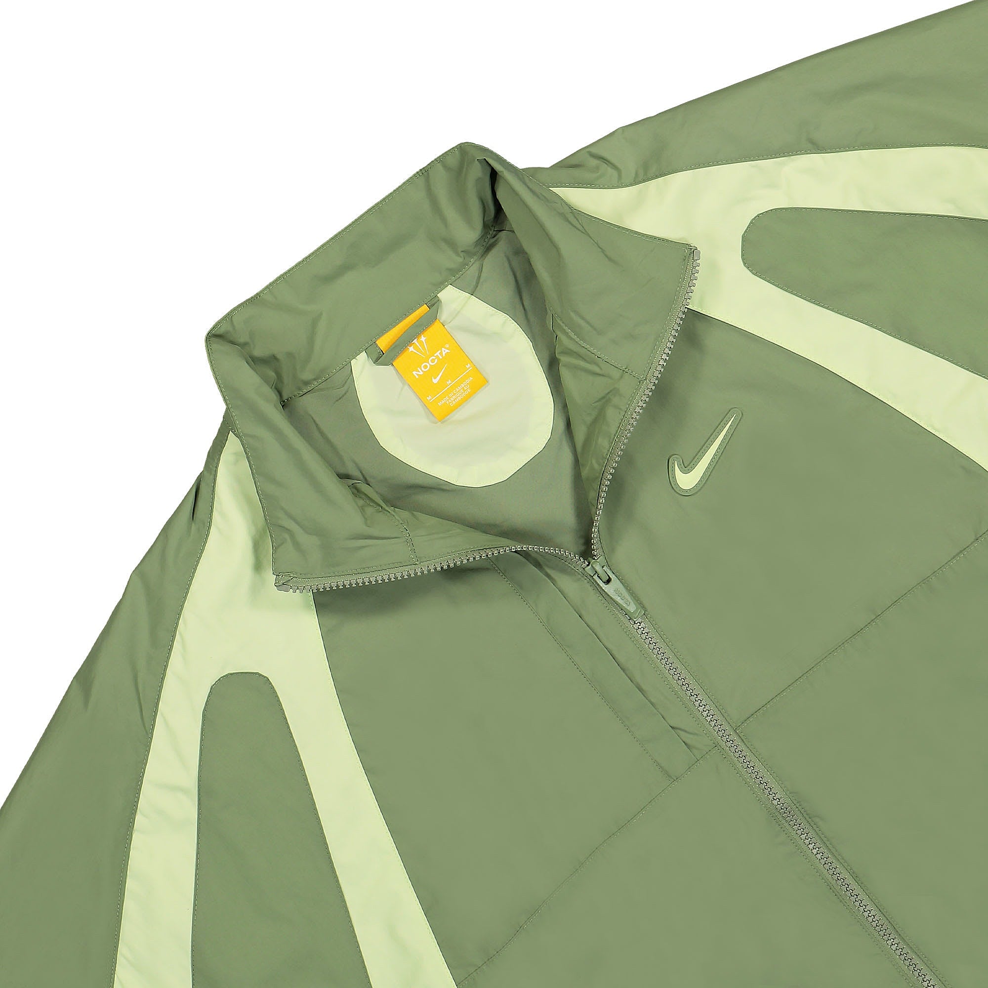 Nike Woven Track Jacket Oil Green / Light Liquid Lime / Light Liquid Lime Track Jackets Close-up | Overkill