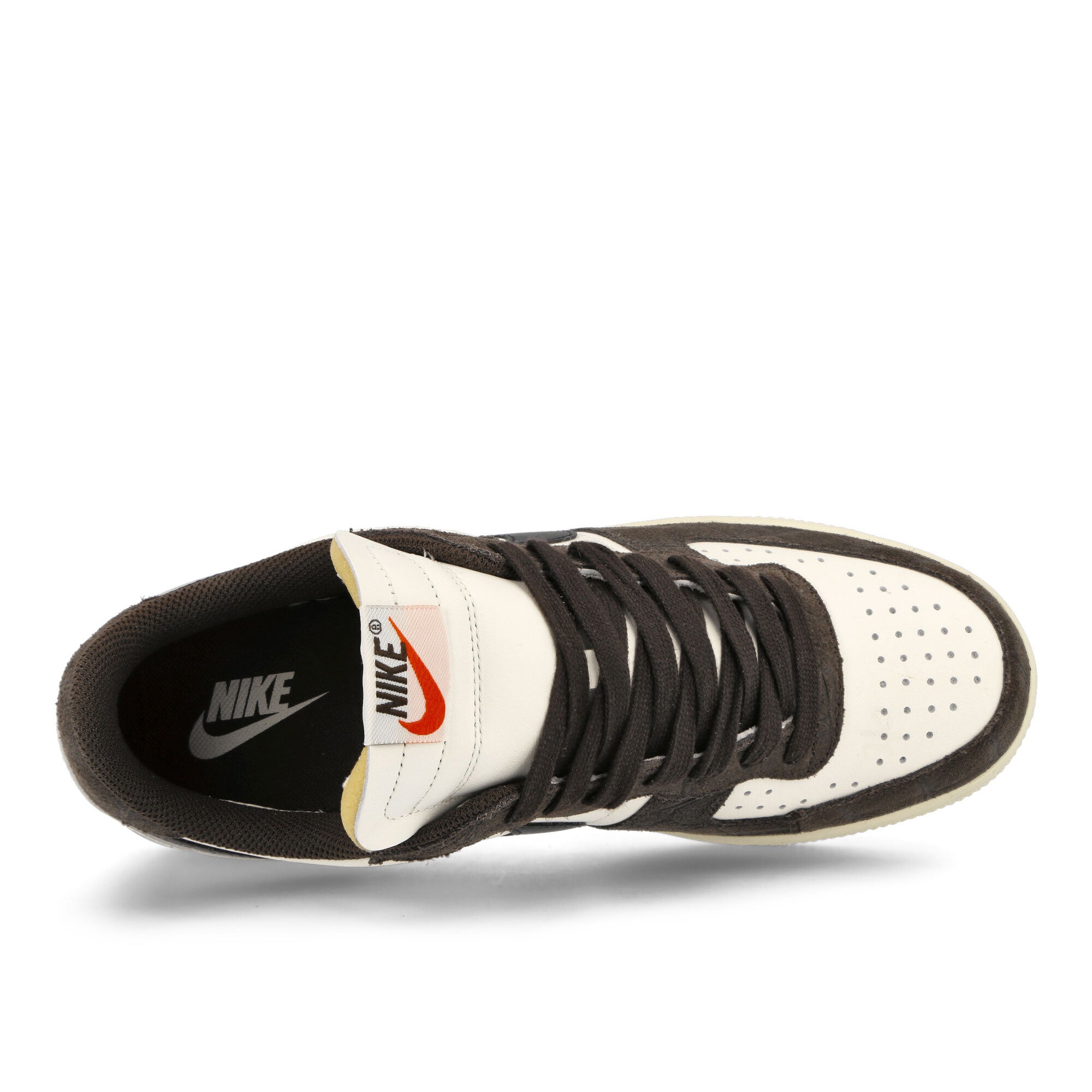 Nike Terminator Low Velvet Brown-Black - Sail - Coconut Milk Low Top Sneakers Detailfoto | Overkill