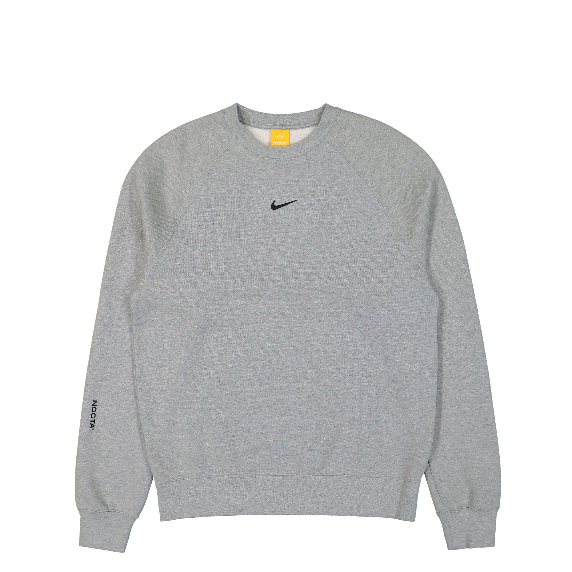 Nike NRG CS Fleece Crew Dark Grey Heather / Black Sweatshirts FN8160 063 | Overkill