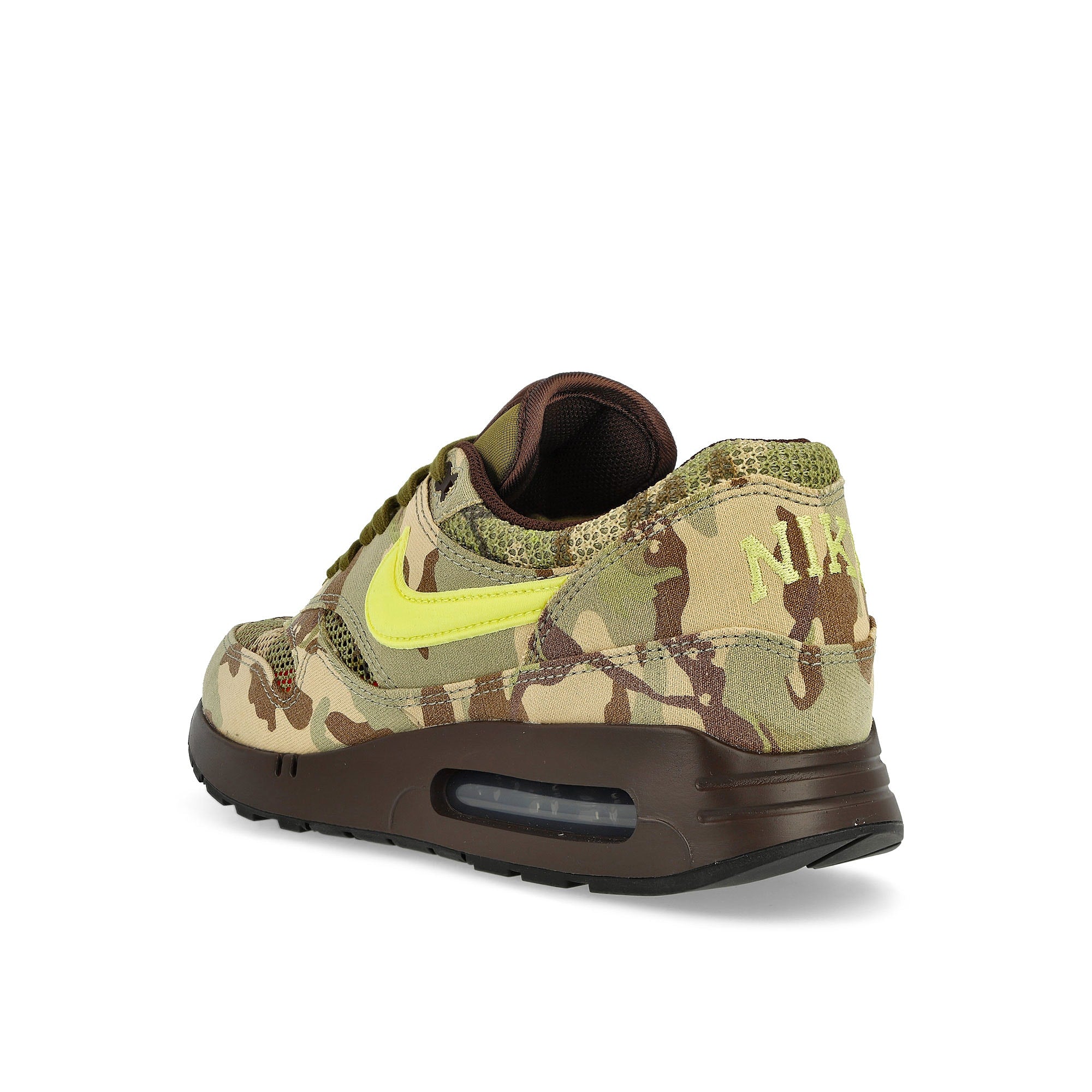 Nike Air Max 1 '86 OG Earth / Light Lemon Twist - Oil Green - Black Low Top Sneakers Material | Overkill