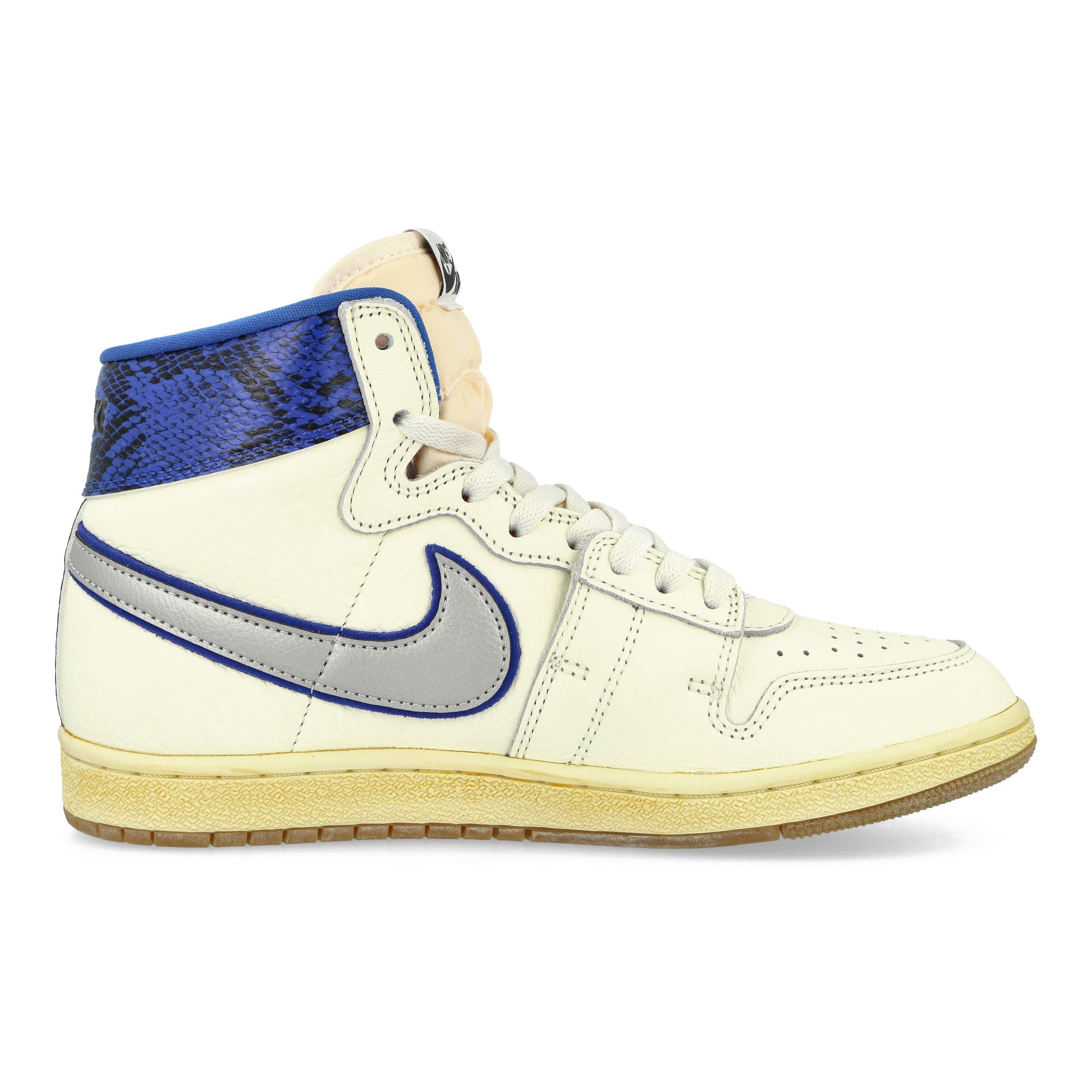 Jordan Air Ship PE SP Sail / Black - Game Royal - Metallic Platinum High Top Sneakers Silhouette | Overkill