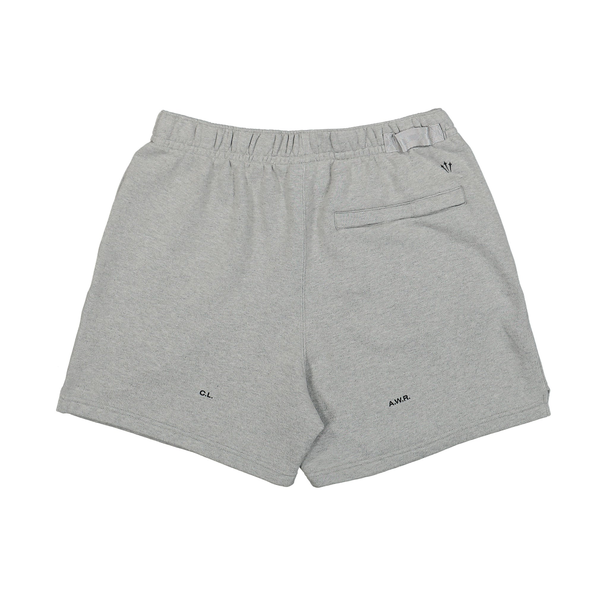 Nike NRG CS Fleece Shorts Dark Grey Heather / Matte Silver / Black Shorts Material | Overkill