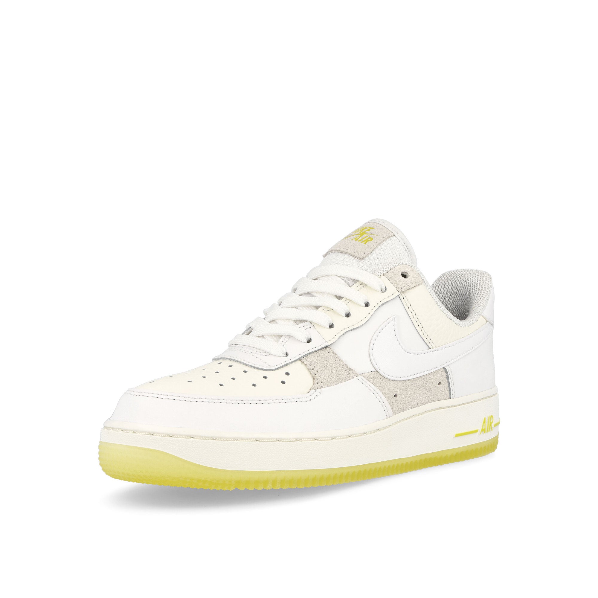 Nike Wmns Air Force 1 07 Low Summit White-White - Opti Yellow - Sail Low Top Sneakers Detailfoto | Overkill