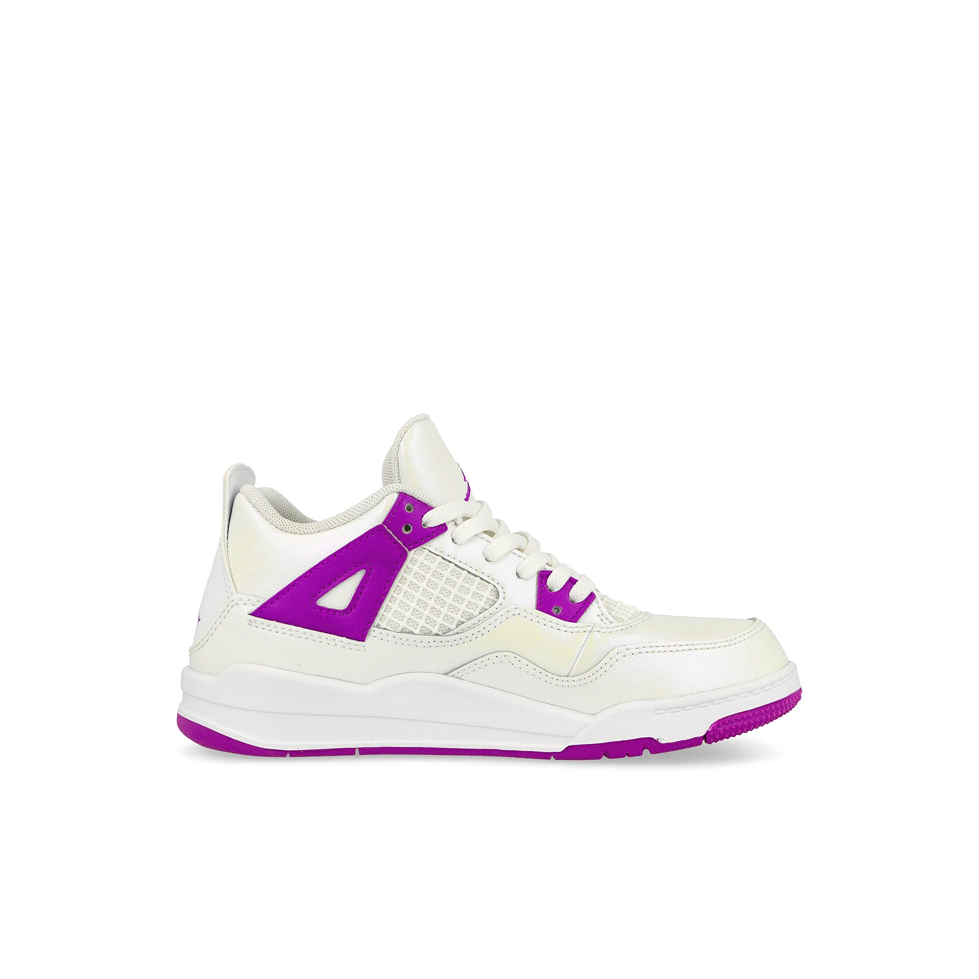 Jordan Jordan 4 Retro PS White / Hyper Violet Mid Top Sneakers Silhouette | Overkill