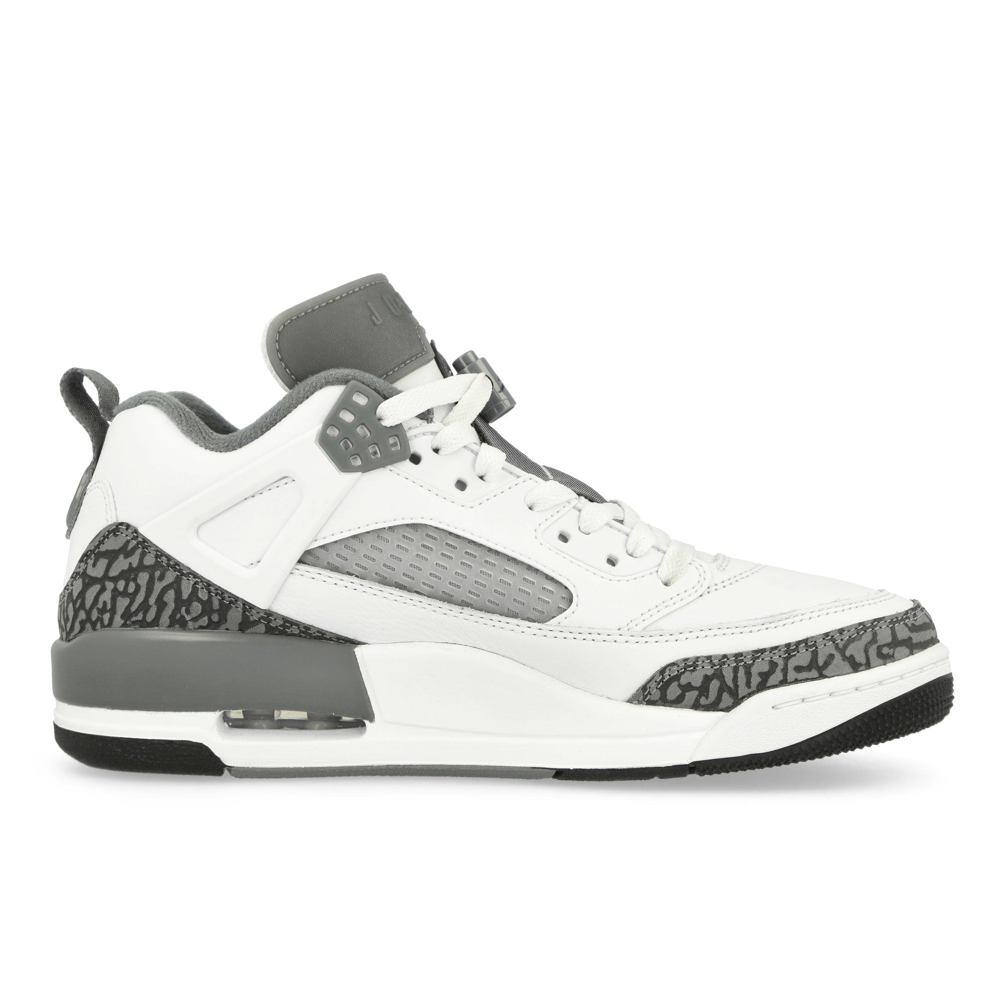 Jordan Spizike Low White / Cool Grey-Anthracite-Wolf Grey Mid Top Sneakers Silhouette | Overkill
