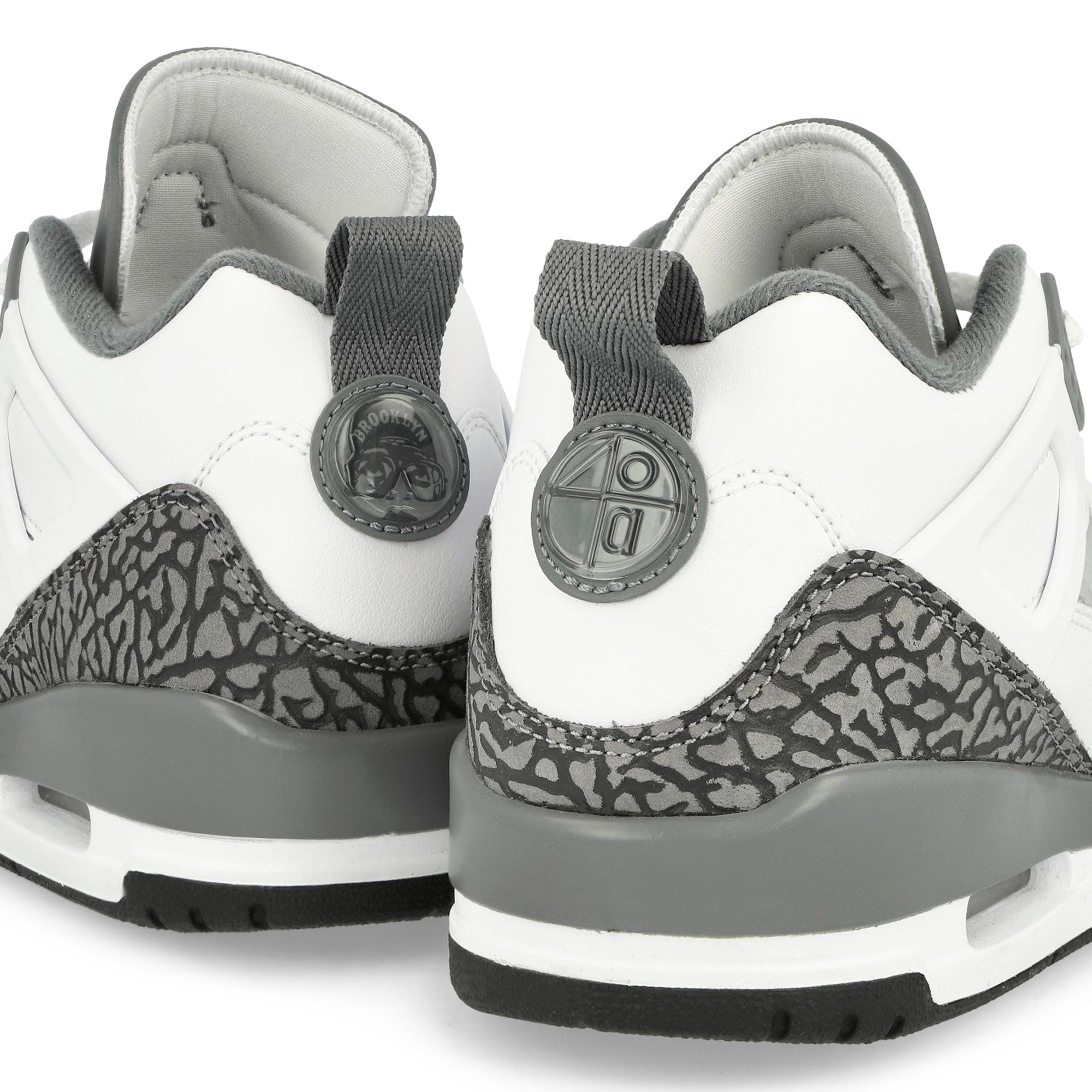 Jordan Spizike Low White / Cool Grey-Anthracite-Wolf Grey Mid Top Sneakers Detailfoto | Overkill