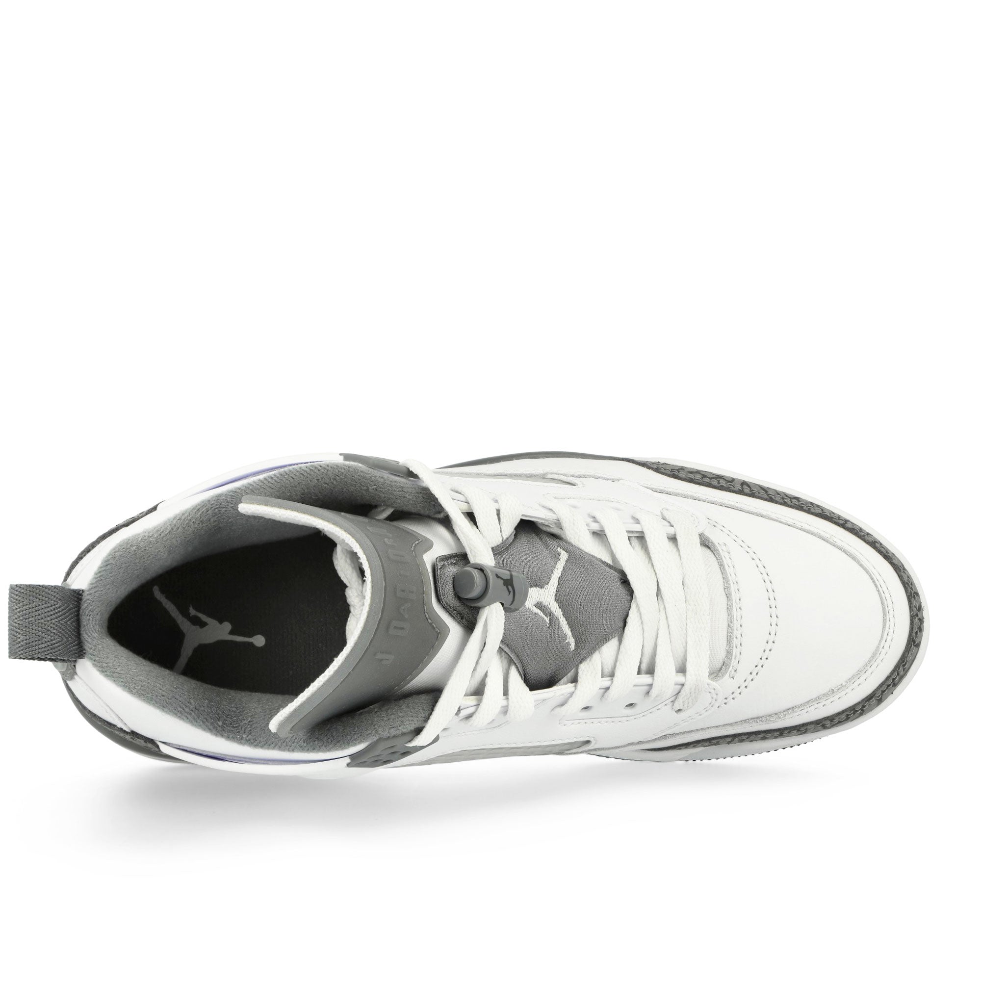 Jordan Spizike Low White / Cool Grey-Anthracite-Wolf Grey Mid Top Sneakers Detail View 1 | Overkill