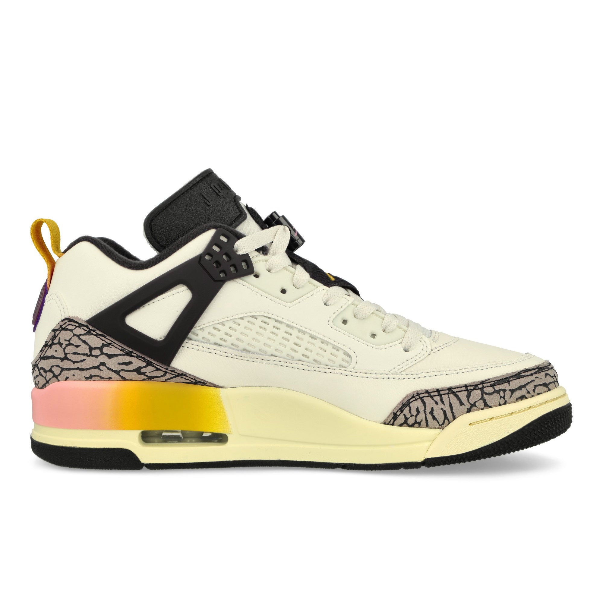 Jordan Air Jordan Spizike Low Rare Air Sail / Dark Sulfur - Oil Grey - Muslin Low Top Sneakers FQ1759 107 Silhouette | Overkill