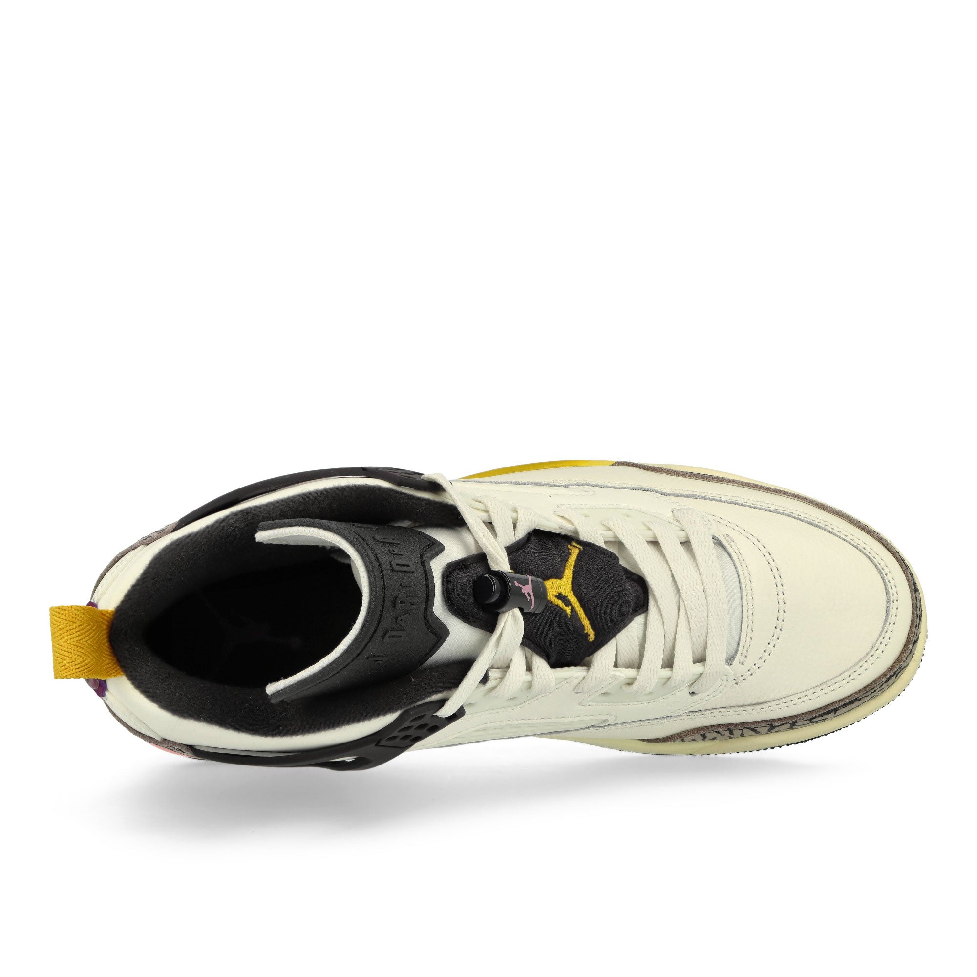 Jordan Air Jordan Spizike Low Rare Air Sail / Dark Sulfur - Oil Grey - Muslin Low Top Sneakers FQ1759 107 Detail View 1 | Overkill