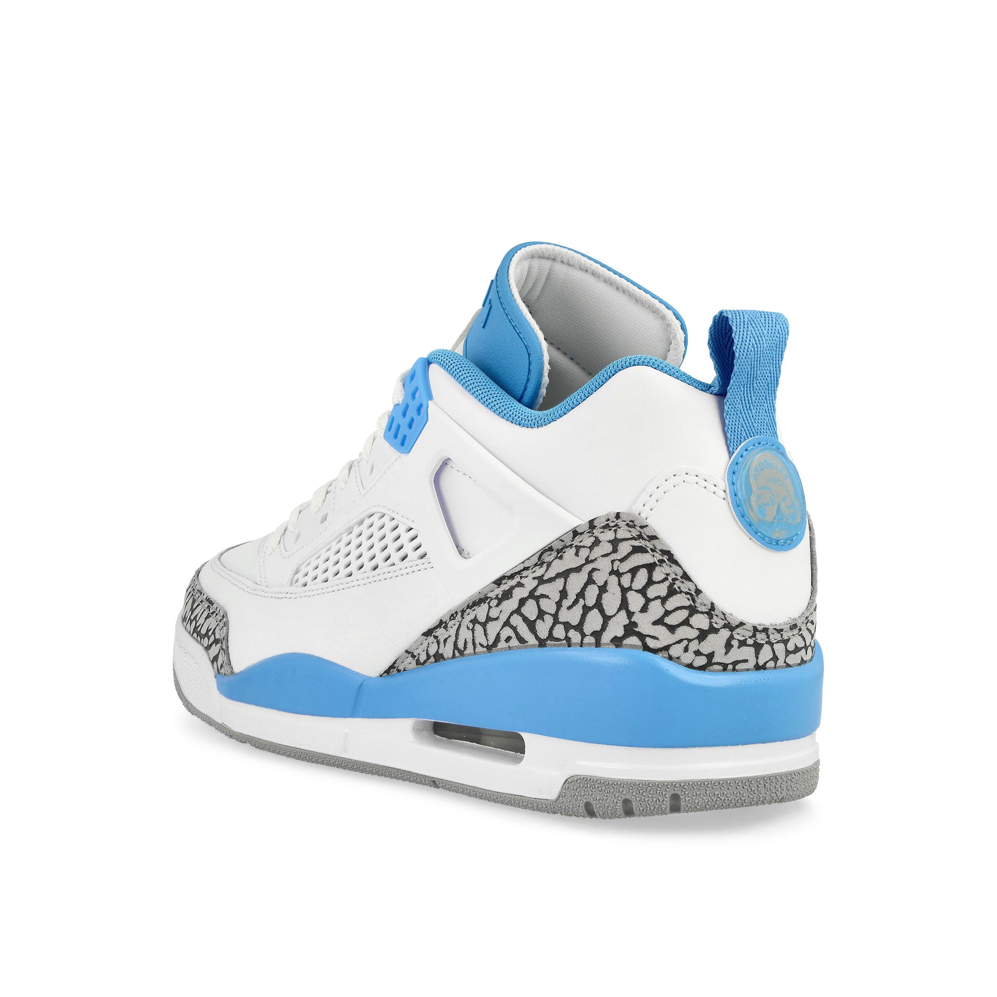 Jordan Spizike Low White / University / Blue-Wolf Grey Mid Top Sneakers Material | Overkill