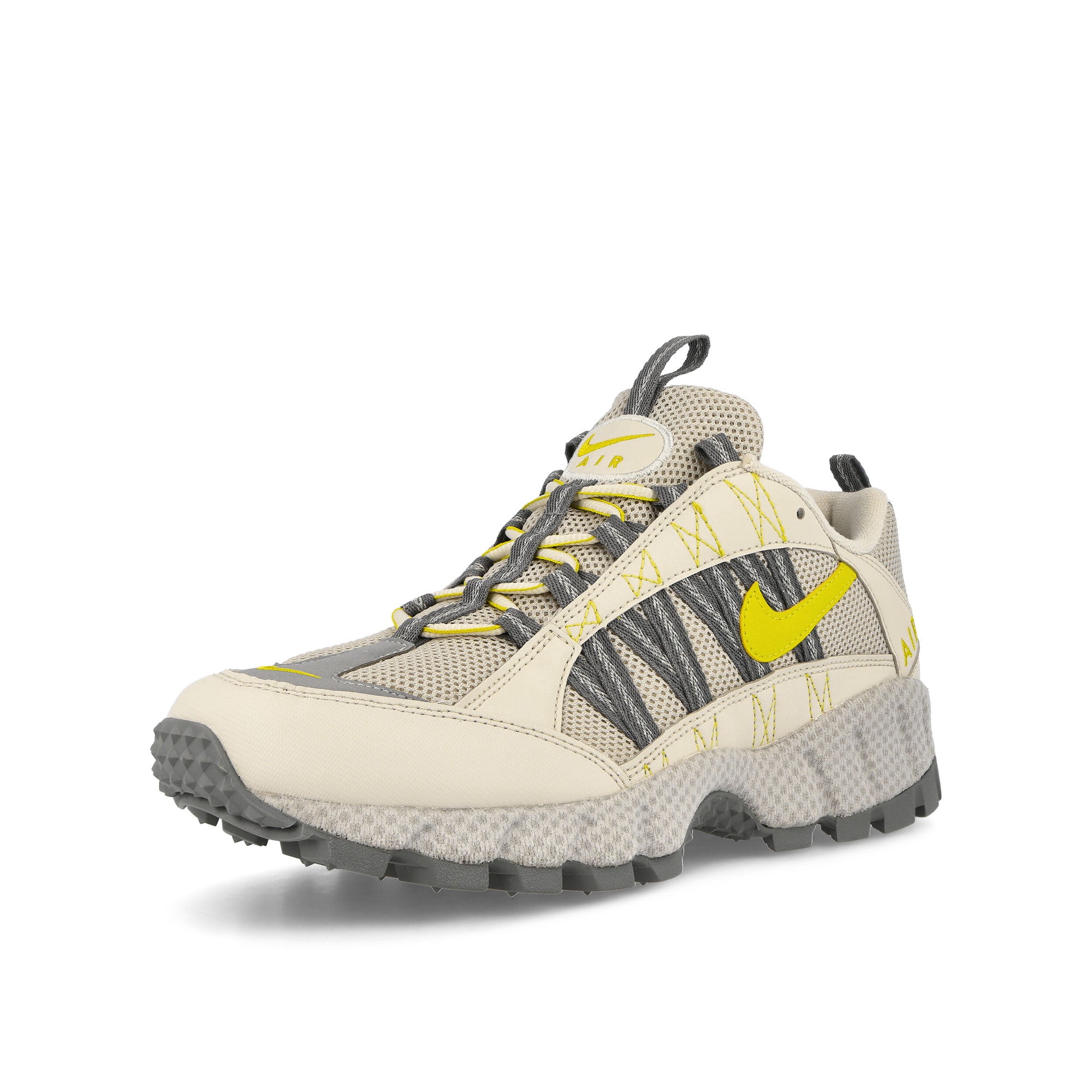 Nike Air Humara Light Bone-High Voltage - Smoke Grey Low Top Sneakers Close Up | Overkill