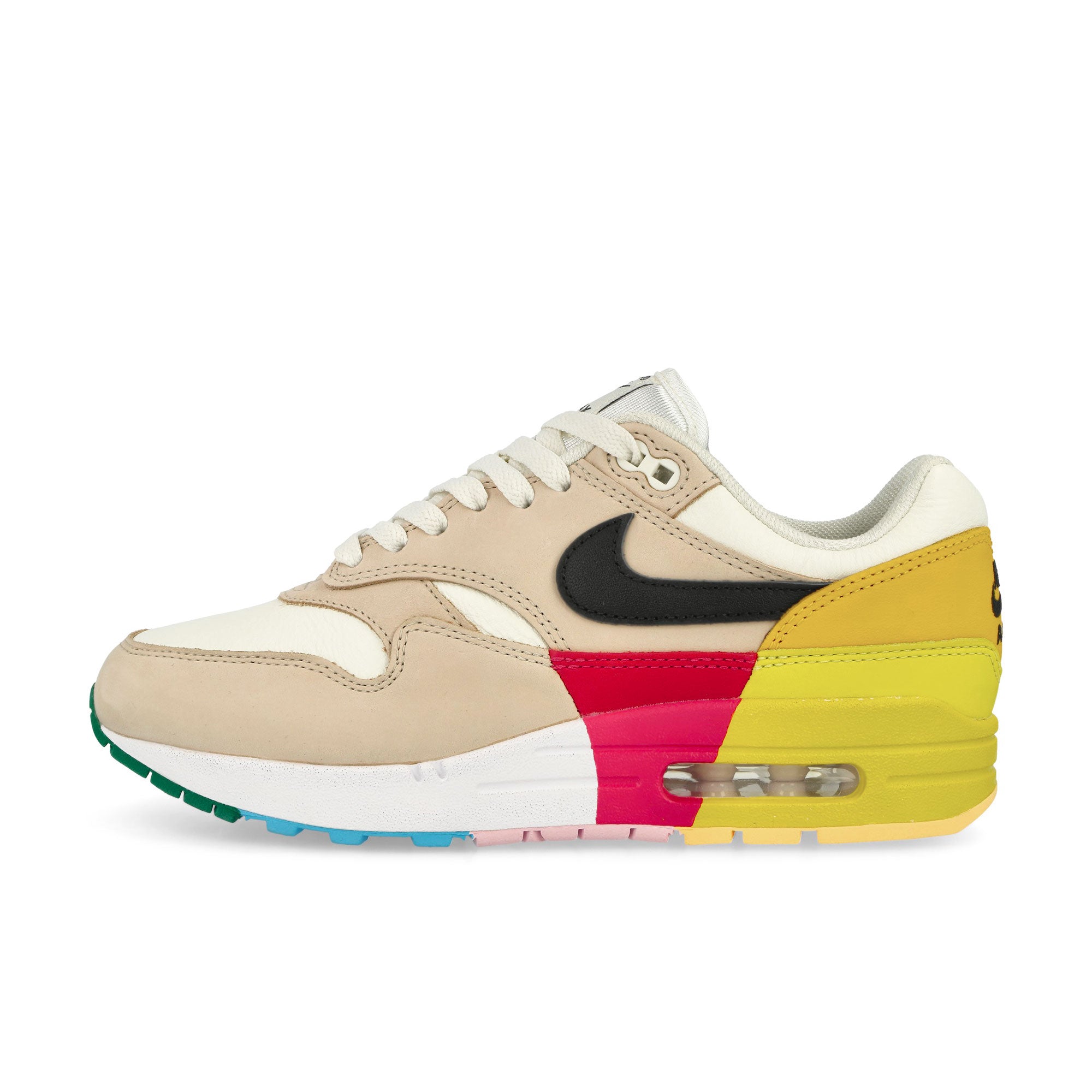 Nike Wmns Air Max 1 87 Sanddrift-Black - Sail - University Gold Low Top Sneakers FQ2538 100 | Overkill