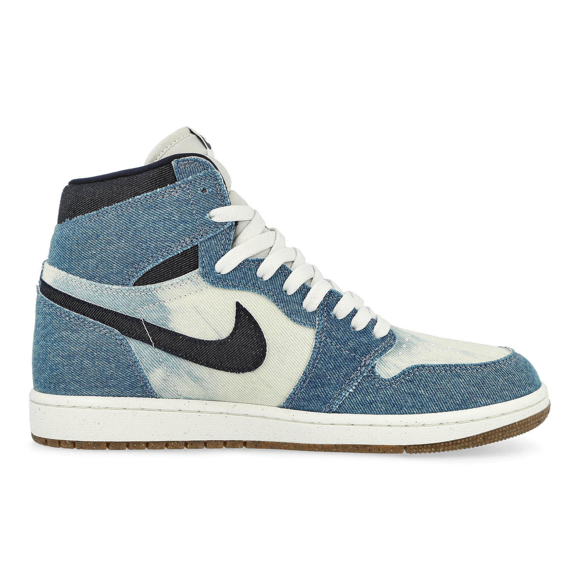 Jordan Air Jordan 1 Retro High Summit White / Obsidian - Summit White High Top Sneakers Silhouette | Overkill