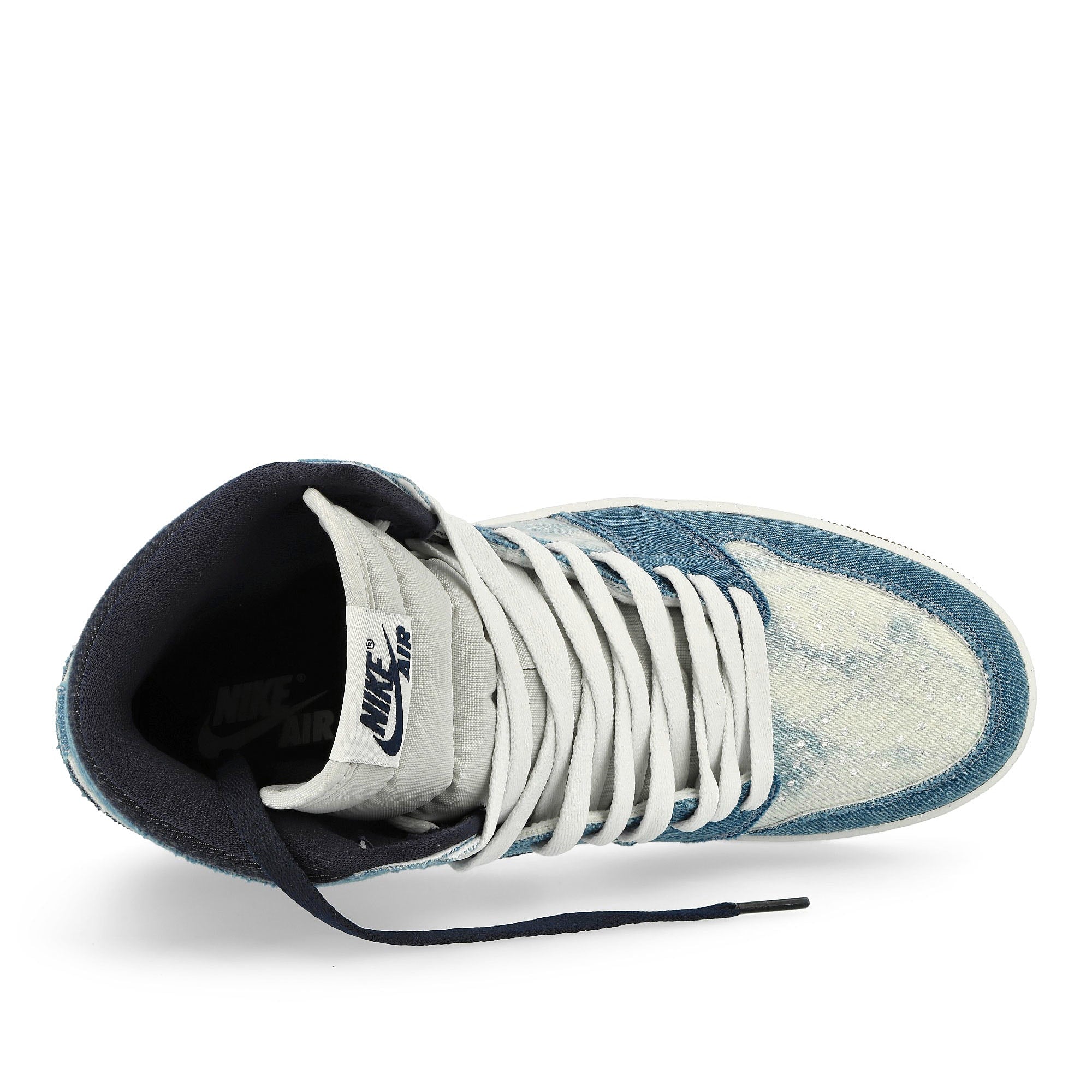 Jordan Air Jordan 1 Retro High Summit White / Obsidian - Summit White High Top Sneakers Detailfoto | Overkill