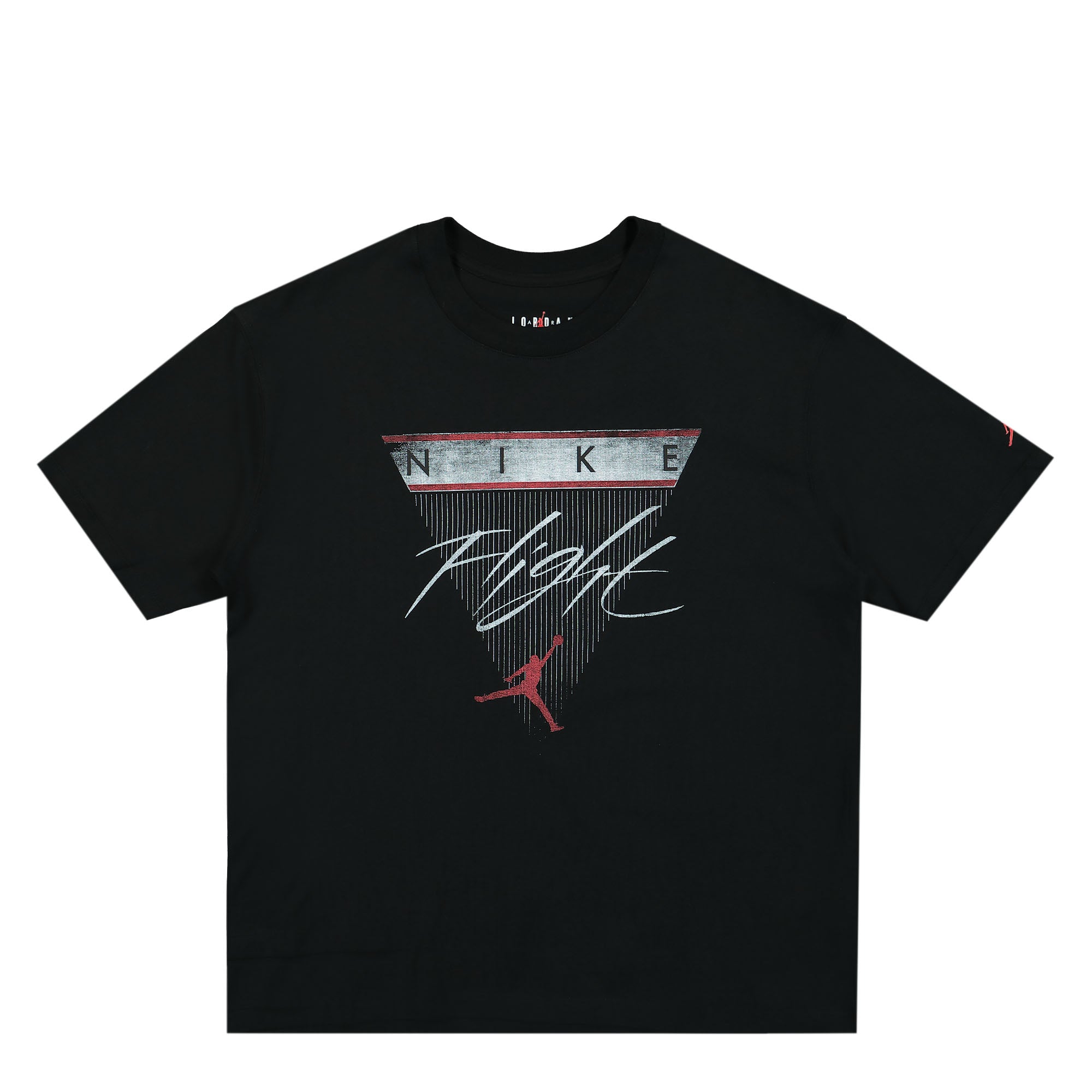 Jordan Wmns Air Jordan Flight Heritage Tee Black / Gym Red T-Shirts FQ3240 010 | Overkill