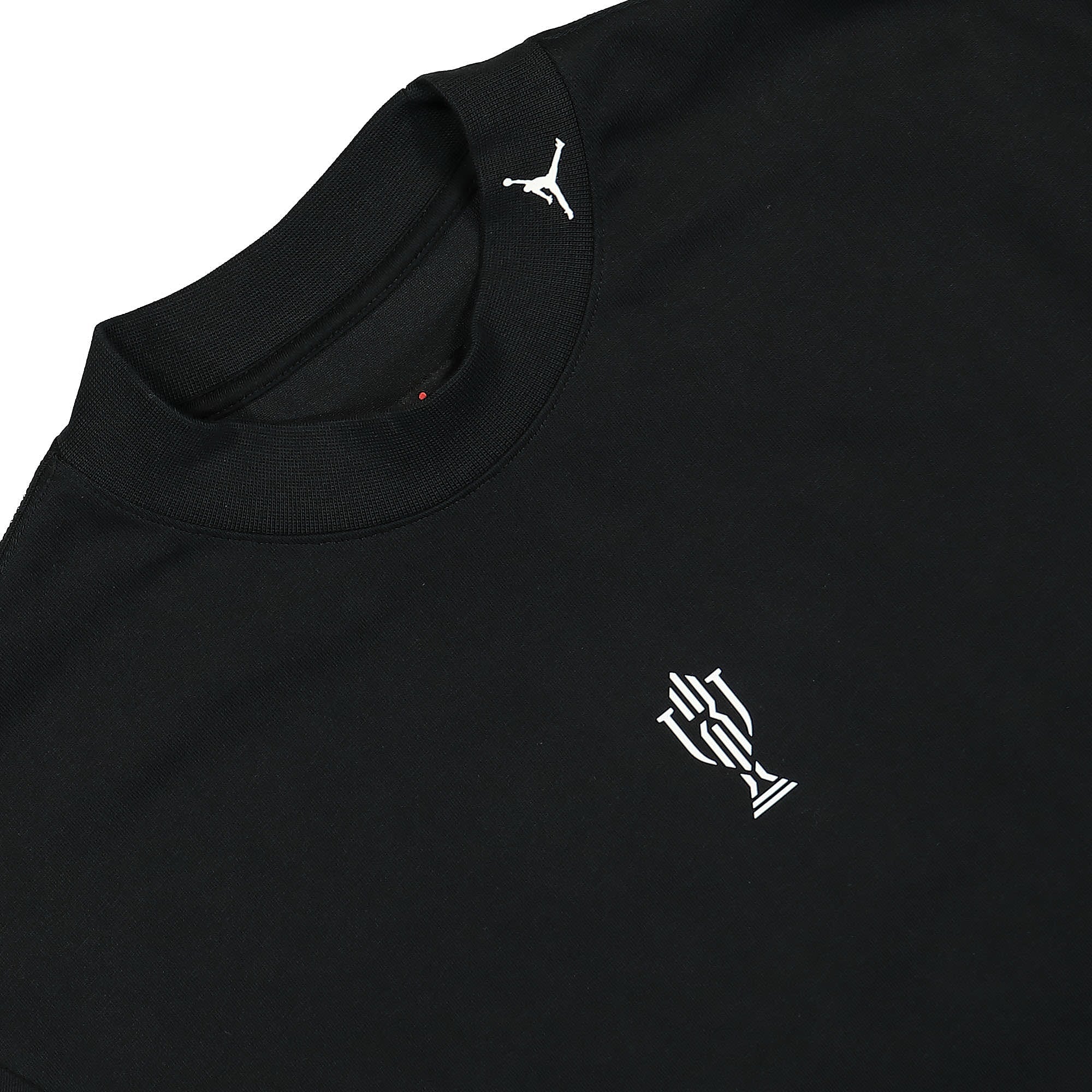 Jordan Short Sleeve Tee Black T-Shirts Close-up | Overkill