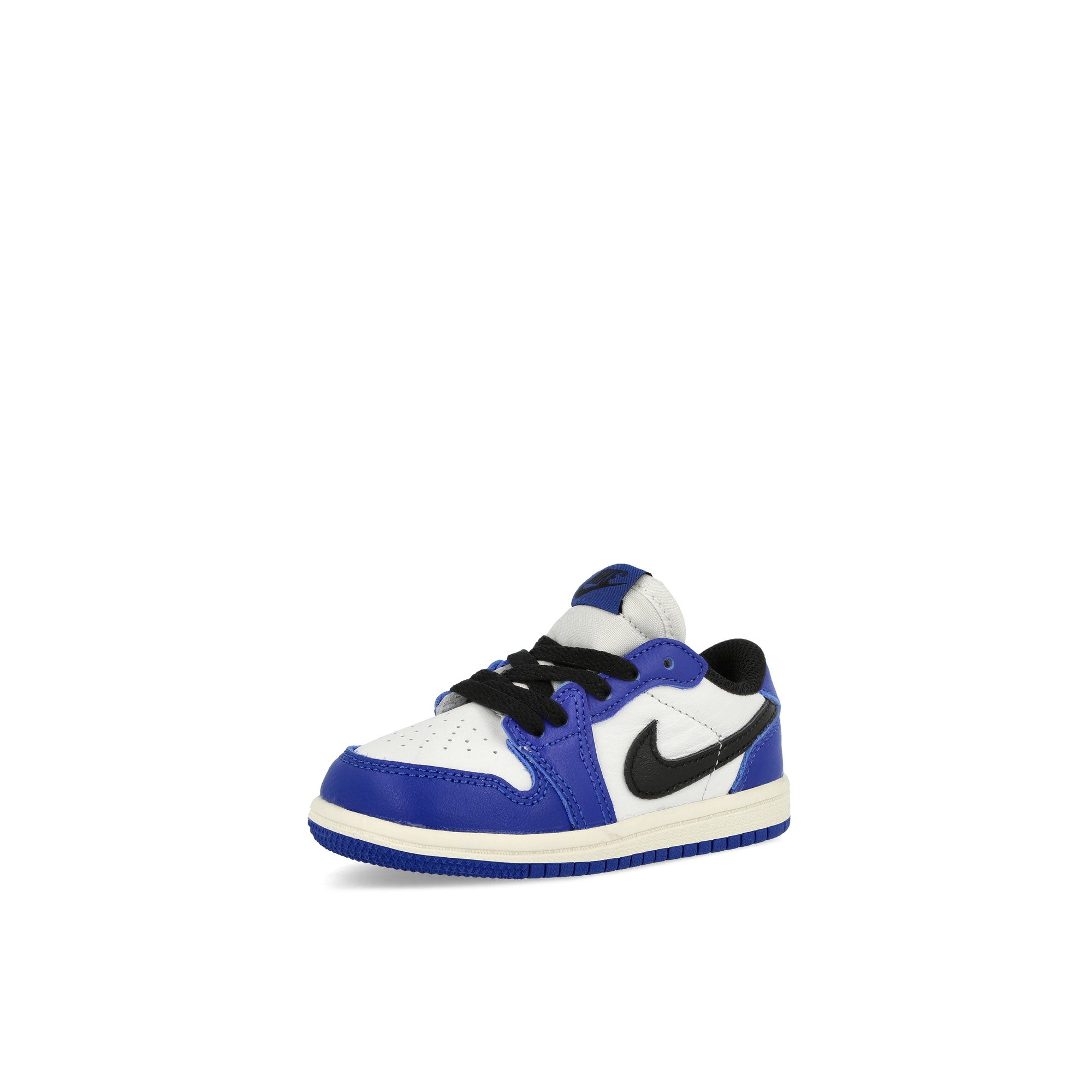 Jordan 1 Retro Low OG TD White / Black - Game Royal - Sail Low Top Sneakers Material | Overkill