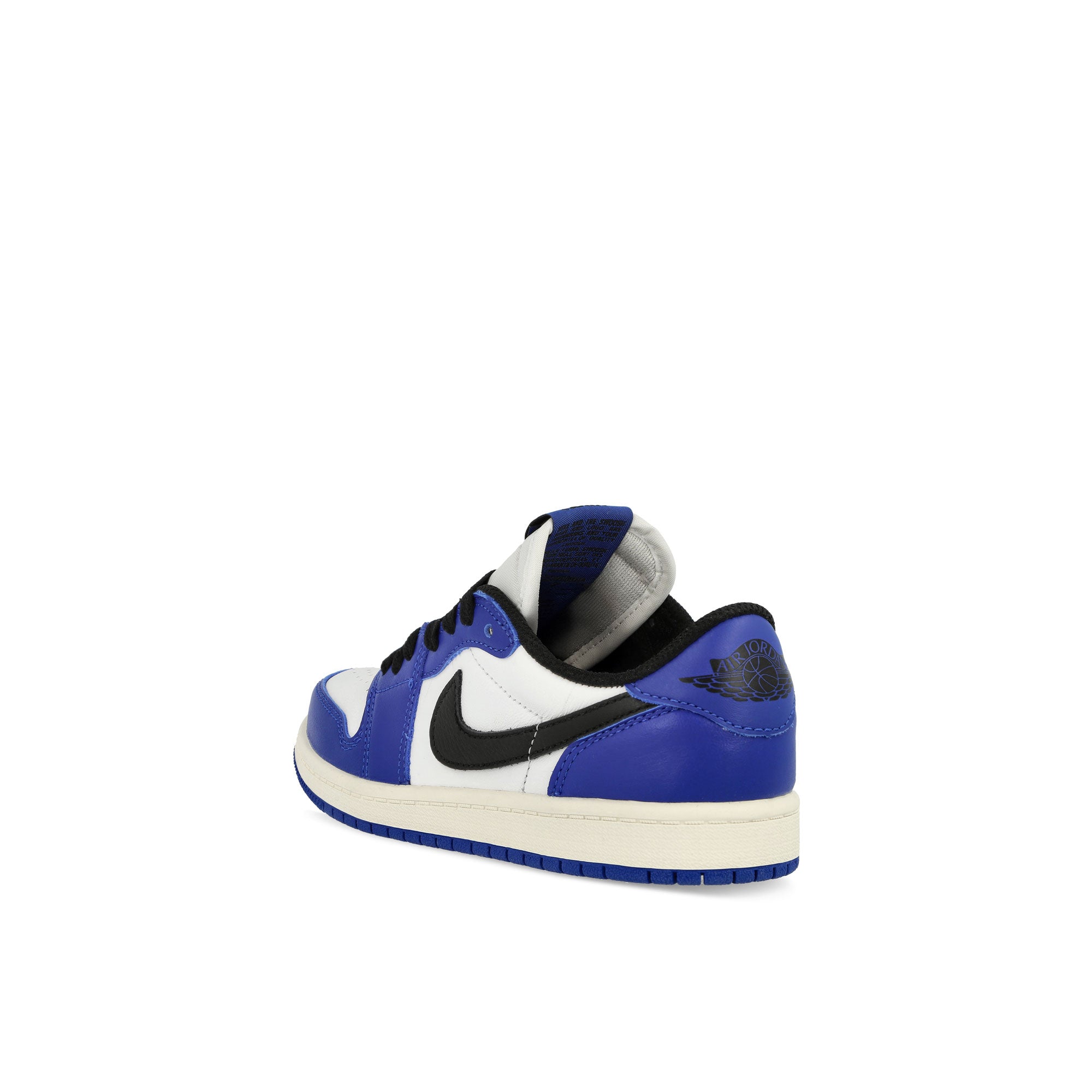 Jordan 1 Retro Low OG PS White / Black - Game Royal - Sail Low Top Sneakers Material | Overkill