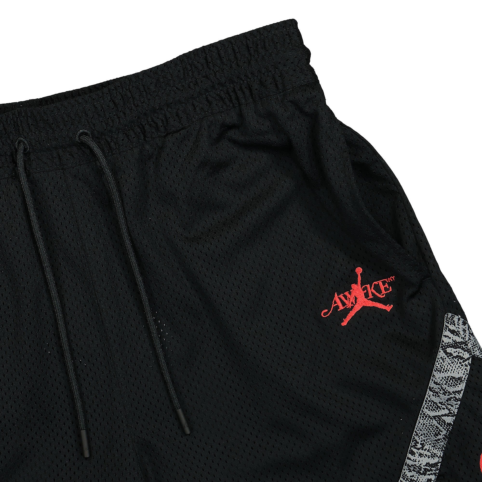 Jordan Diamond Short Black / University Red Shorts Detailfoto | Overkill