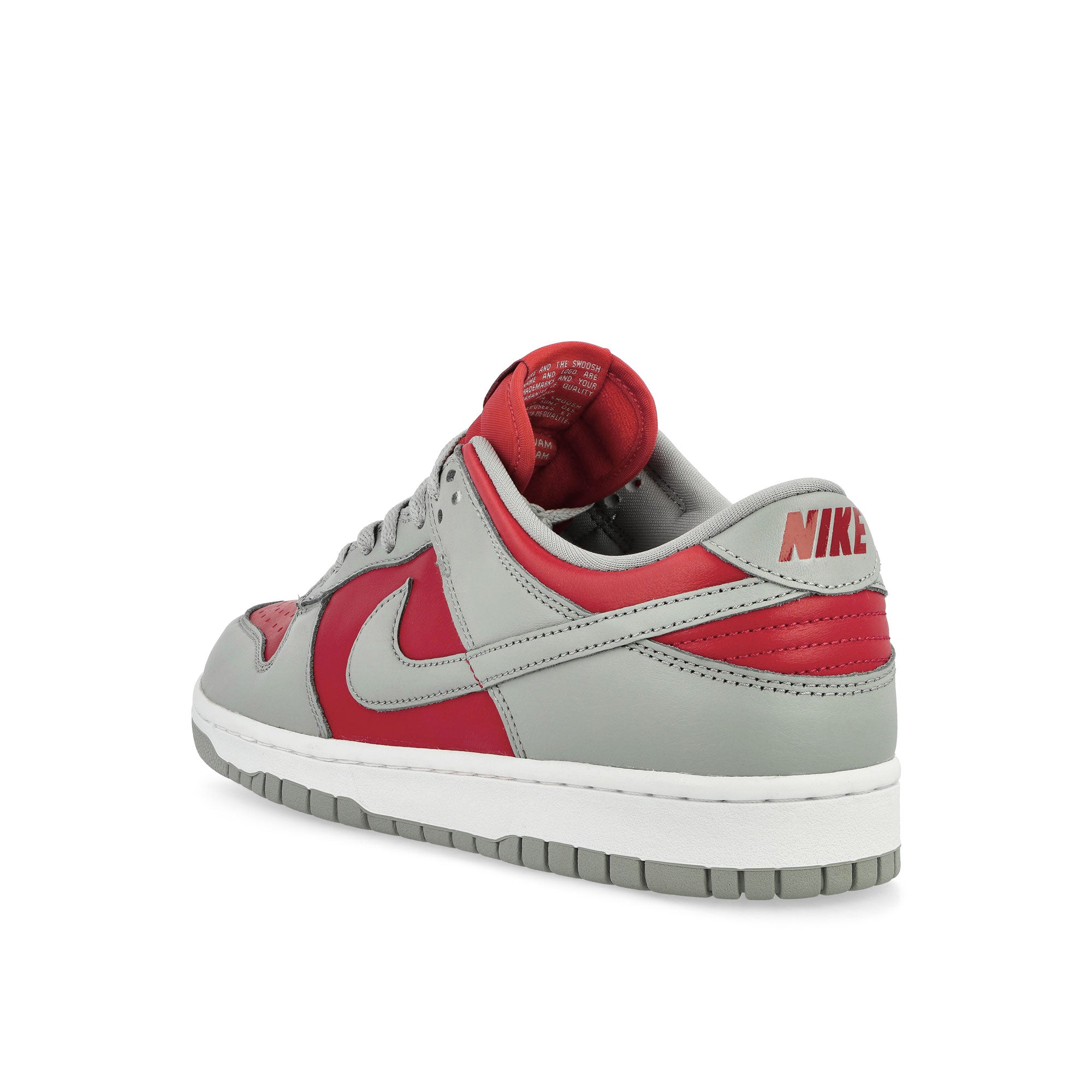 Nike Dunk Low Varsity Red / Silver - White Low Top Sneakers Material | Overkill