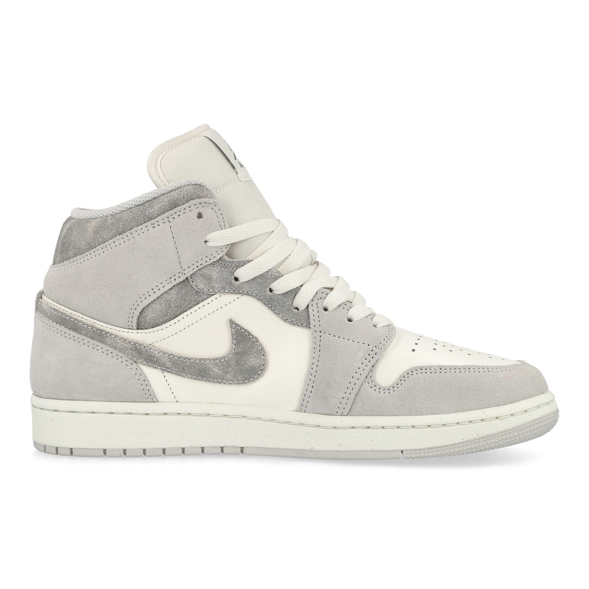 Jordan Air Jordan 1 Mid SE Neutral Grey / Smoke Grey - Sail Mid Top Sneakers Silhouette | Overkill