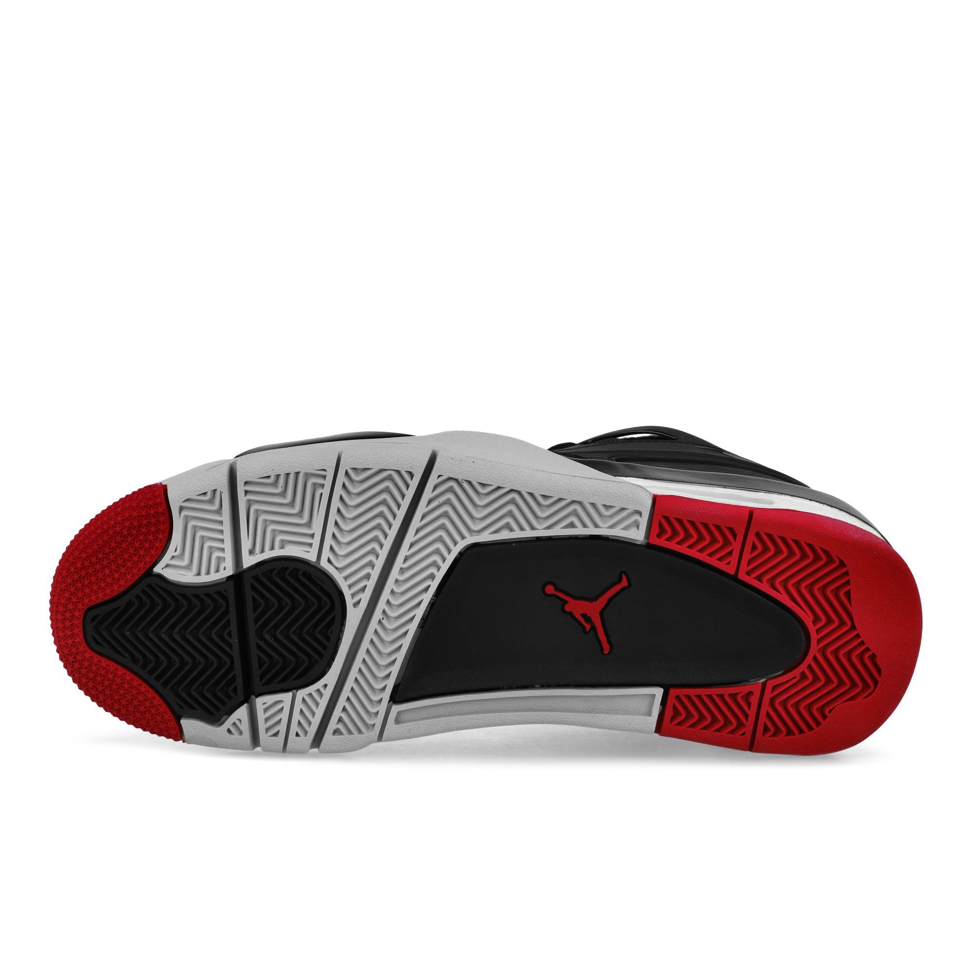 Jordan Air Jordan 4 RM Bred Black / Varsity Red - Wolf Grey - White Low Top Sneakers FQ7939 061 Detail View 1 | Overkill