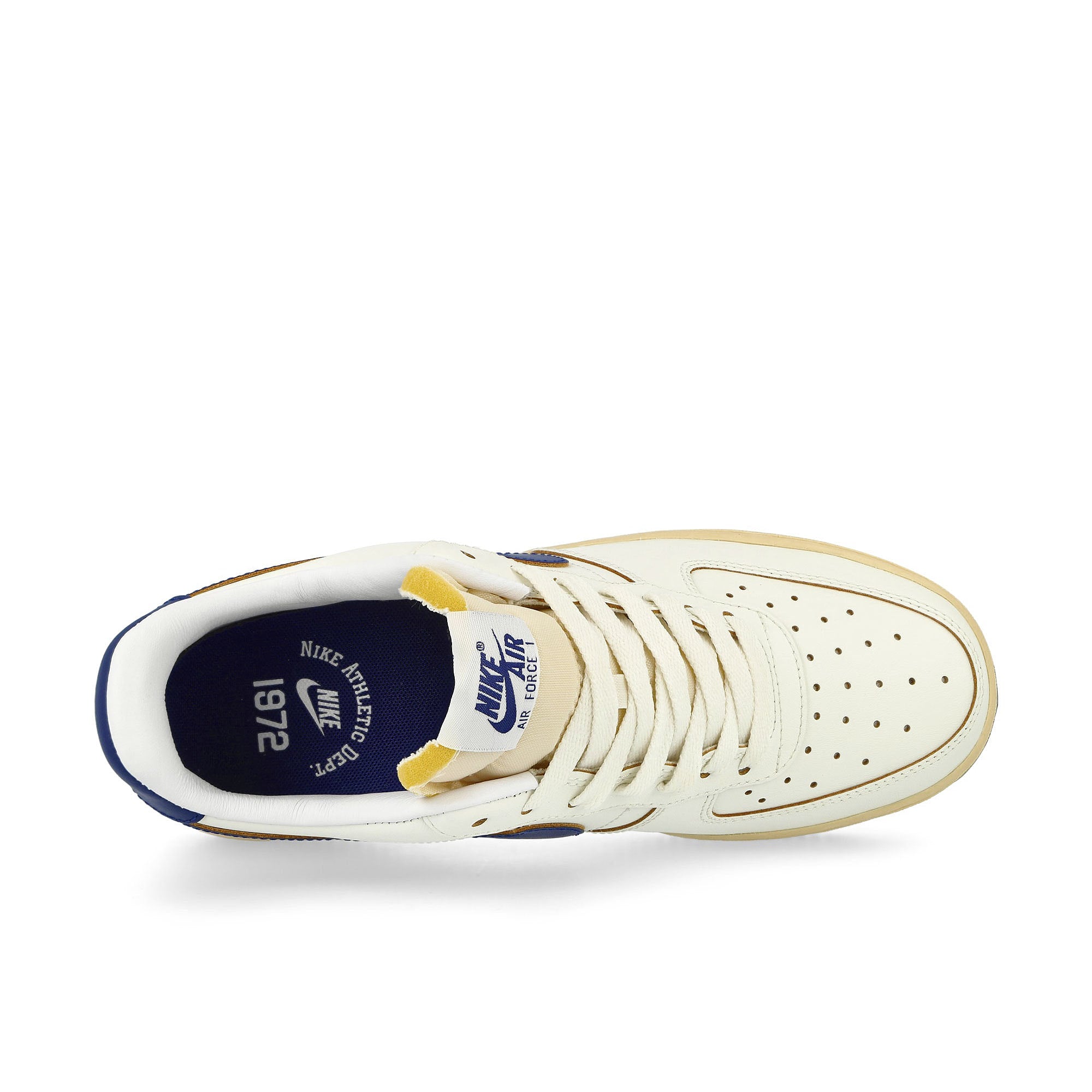 Nike W Air Force 1 '07 Sail / Deep Royal Blue - Pale Vanilla Low Top Sneakers Detailfoto | Overkill