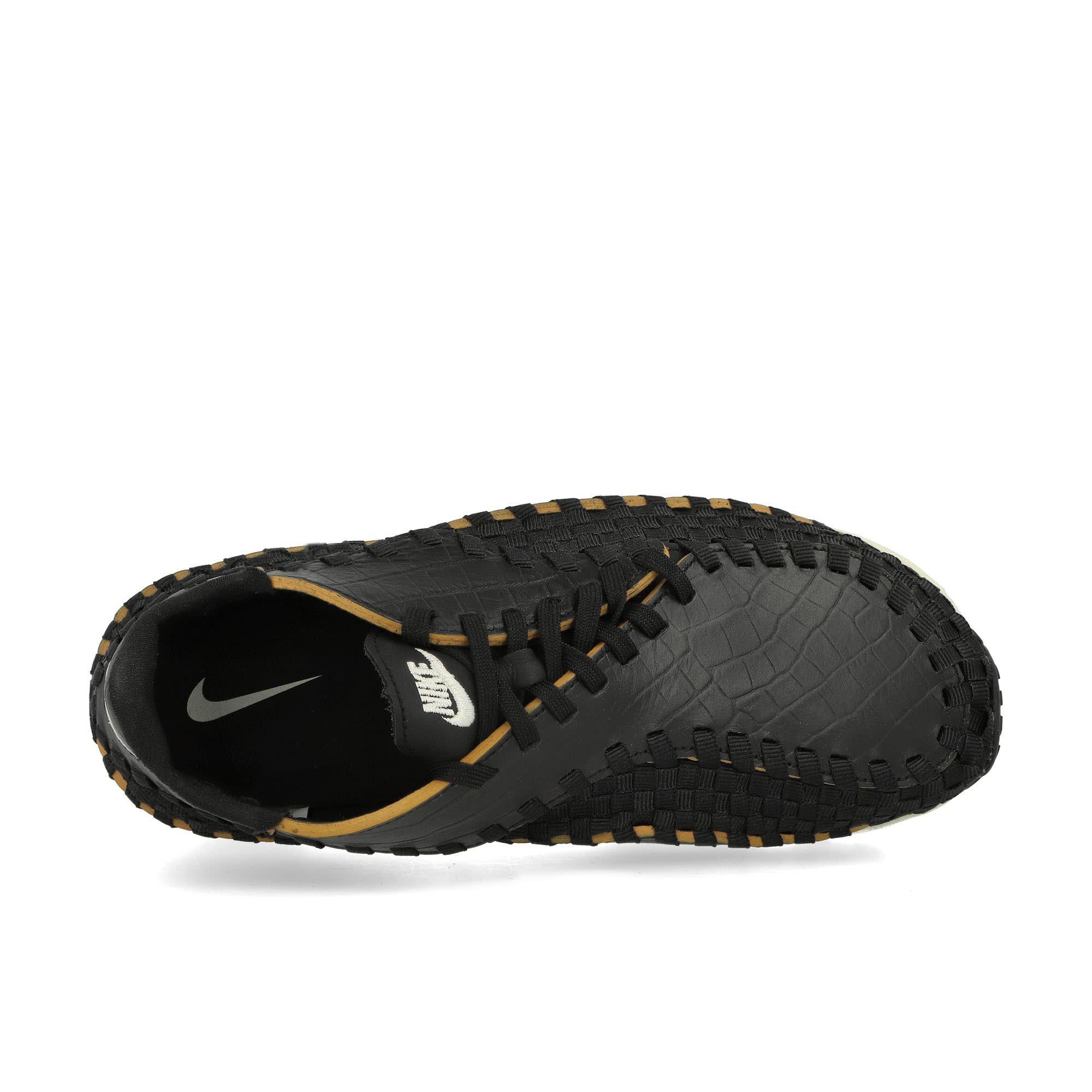 Nike W Air Footscape Woven Premium Black / Pale Ivory - Desert Ochre Low Top Sneakers Detailfoto | Overkill